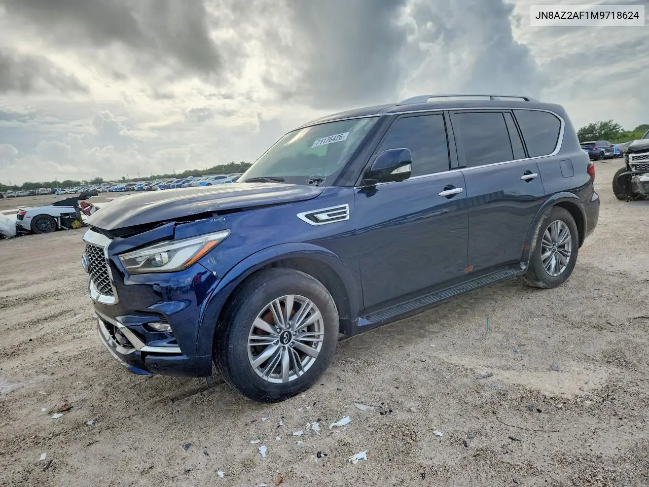 INFINITI QX80 2021, VIN JN8AZ2AF1M9718624