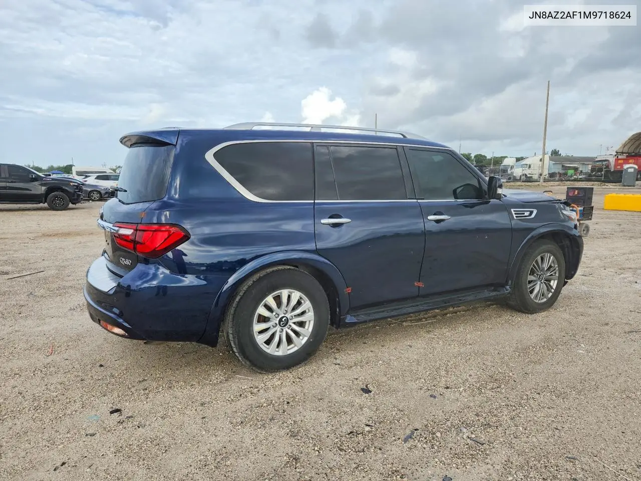 2021 INFINITI QX80 VIN JN8AZ2AF1M9718624 — фото 3