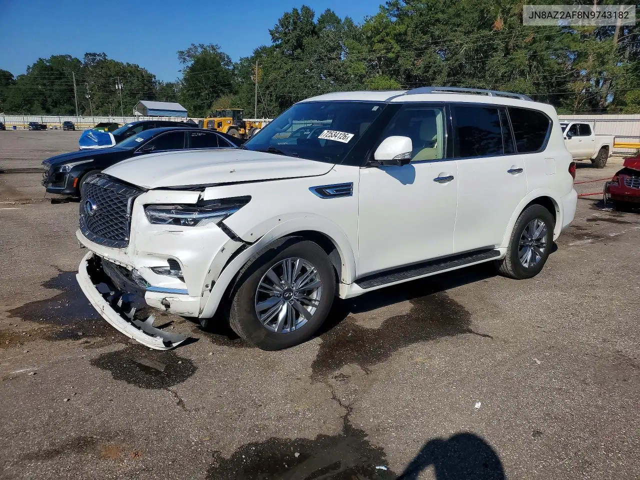 INFINITI QX80 2022, VIN JN8AZ2AF8N9743182