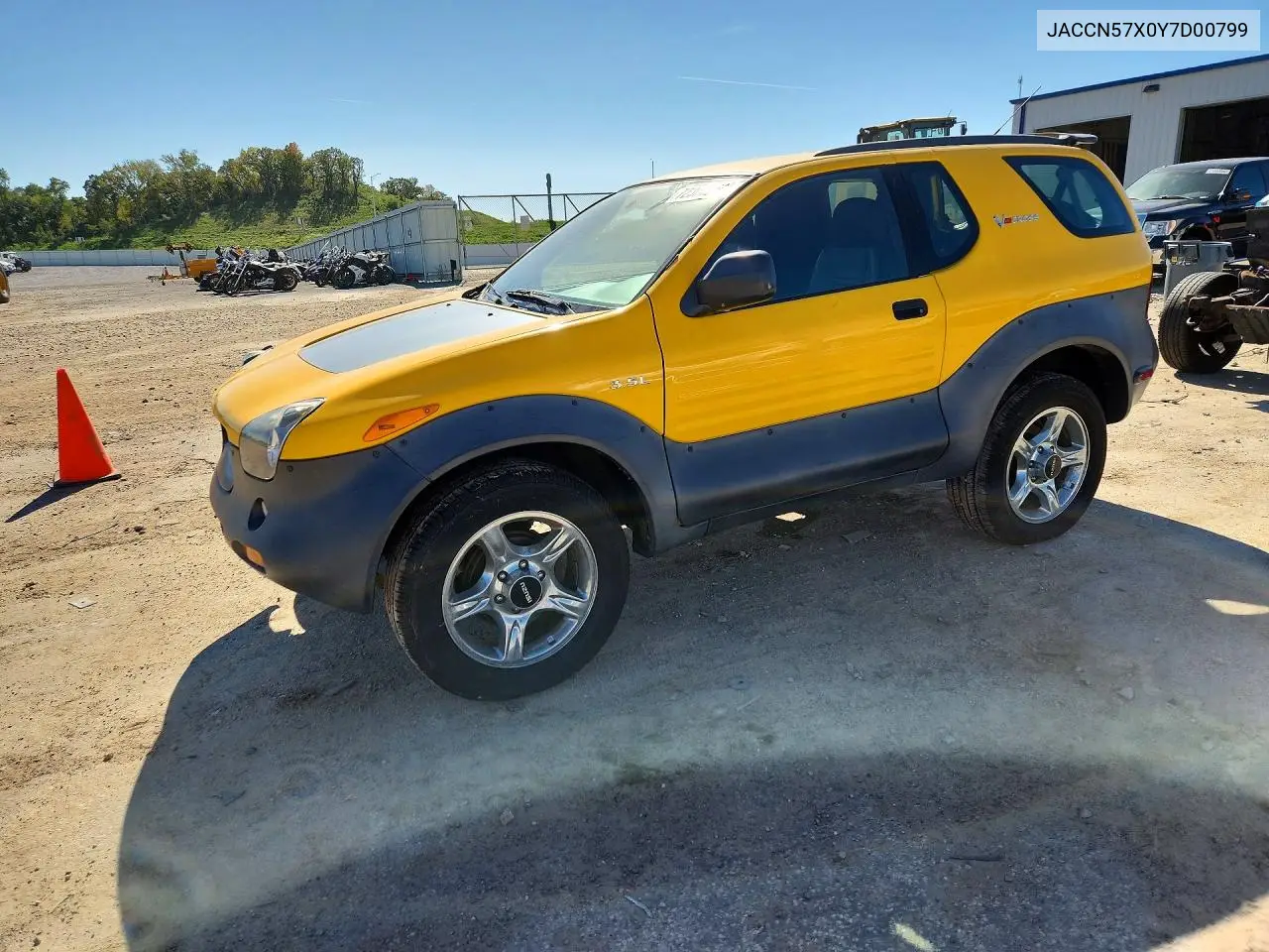 ISUZU VEHICROSS 2000, VIN JACCN57X0Y7D00799