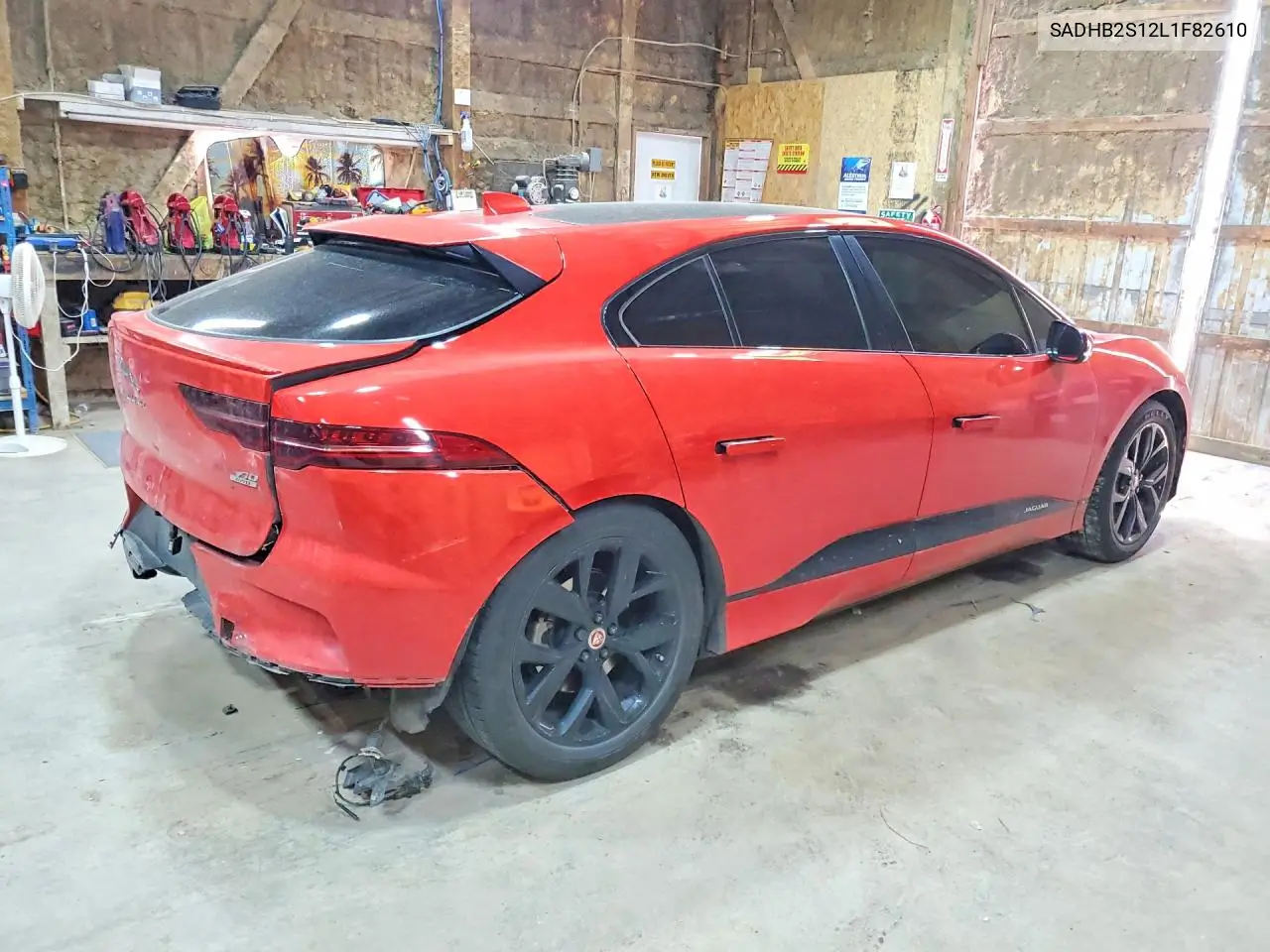 2020 JAGUAR I-PACE VIN SADHB2S12L1F82610 — фото 3