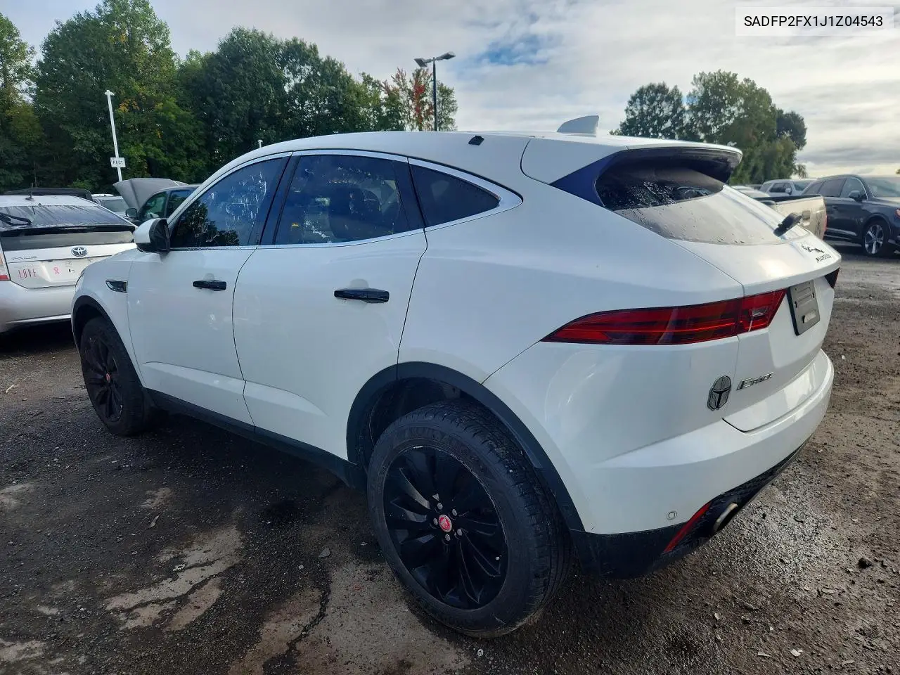 2018 JAGUAR E-PACE VIN SADFP2FX1J1Z04543 — фото 2