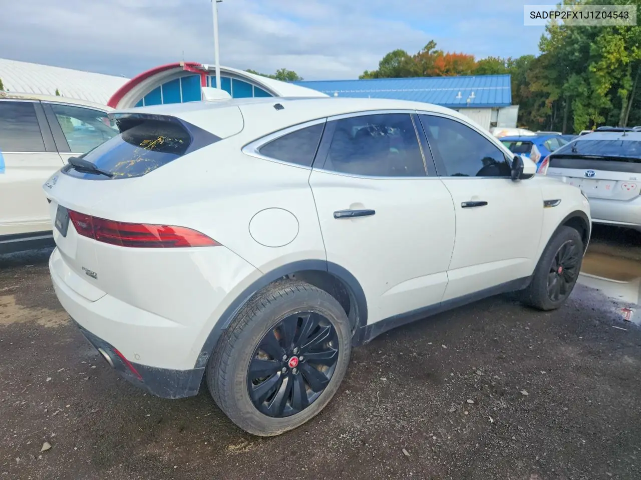2018 JAGUAR E-PACE VIN SADFP2FX1J1Z04543 — фото 3