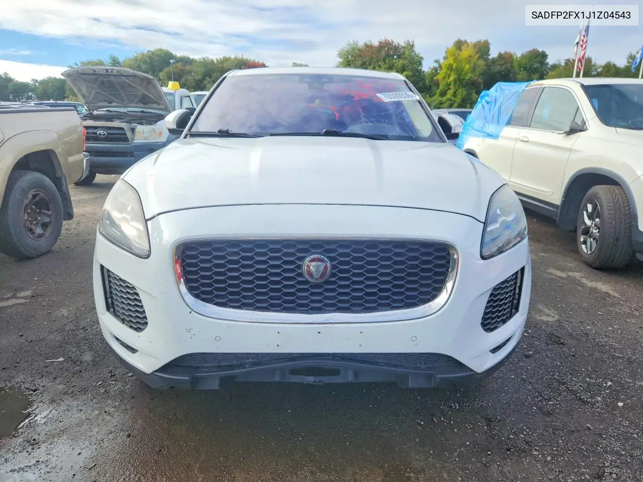 2018 JAGUAR E-PACE VIN SADFP2FX1J1Z04543 — фото 5