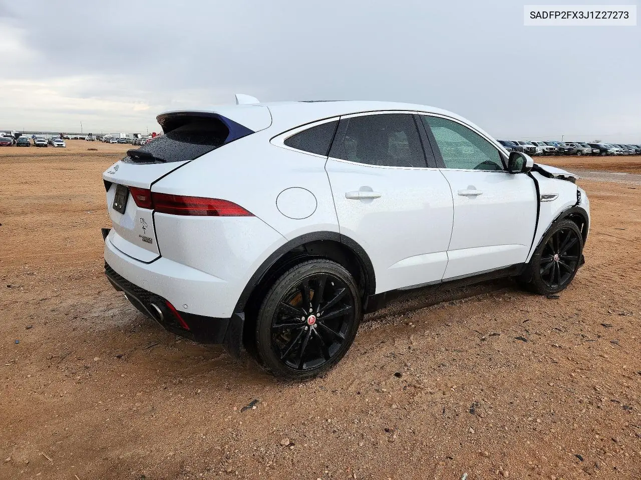 2018 JAGUAR E-PACE VIN SADFP2FX3J1Z27273 — фото 3