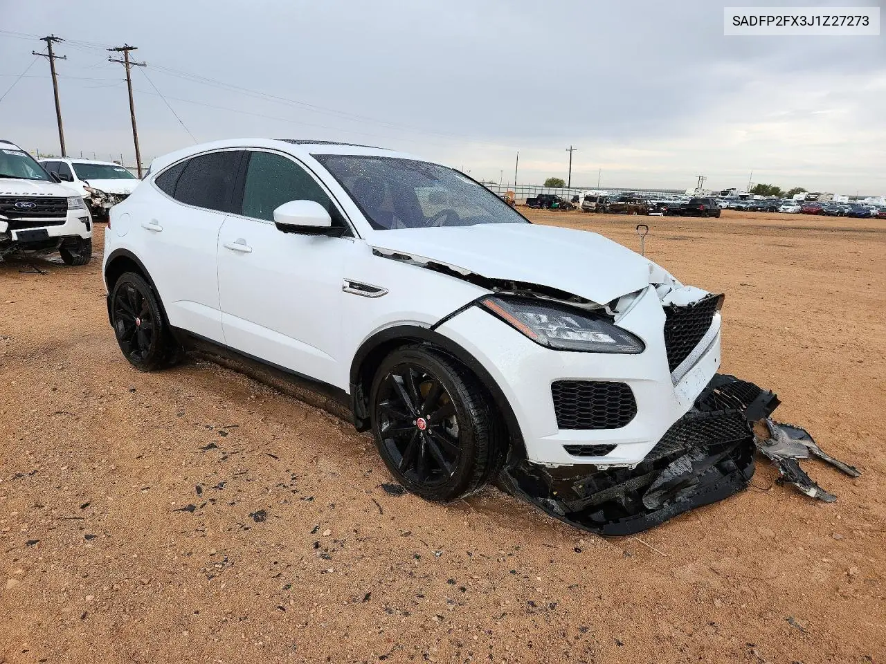 2018 JAGUAR E-PACE VIN SADFP2FX3J1Z27273 — фото 4