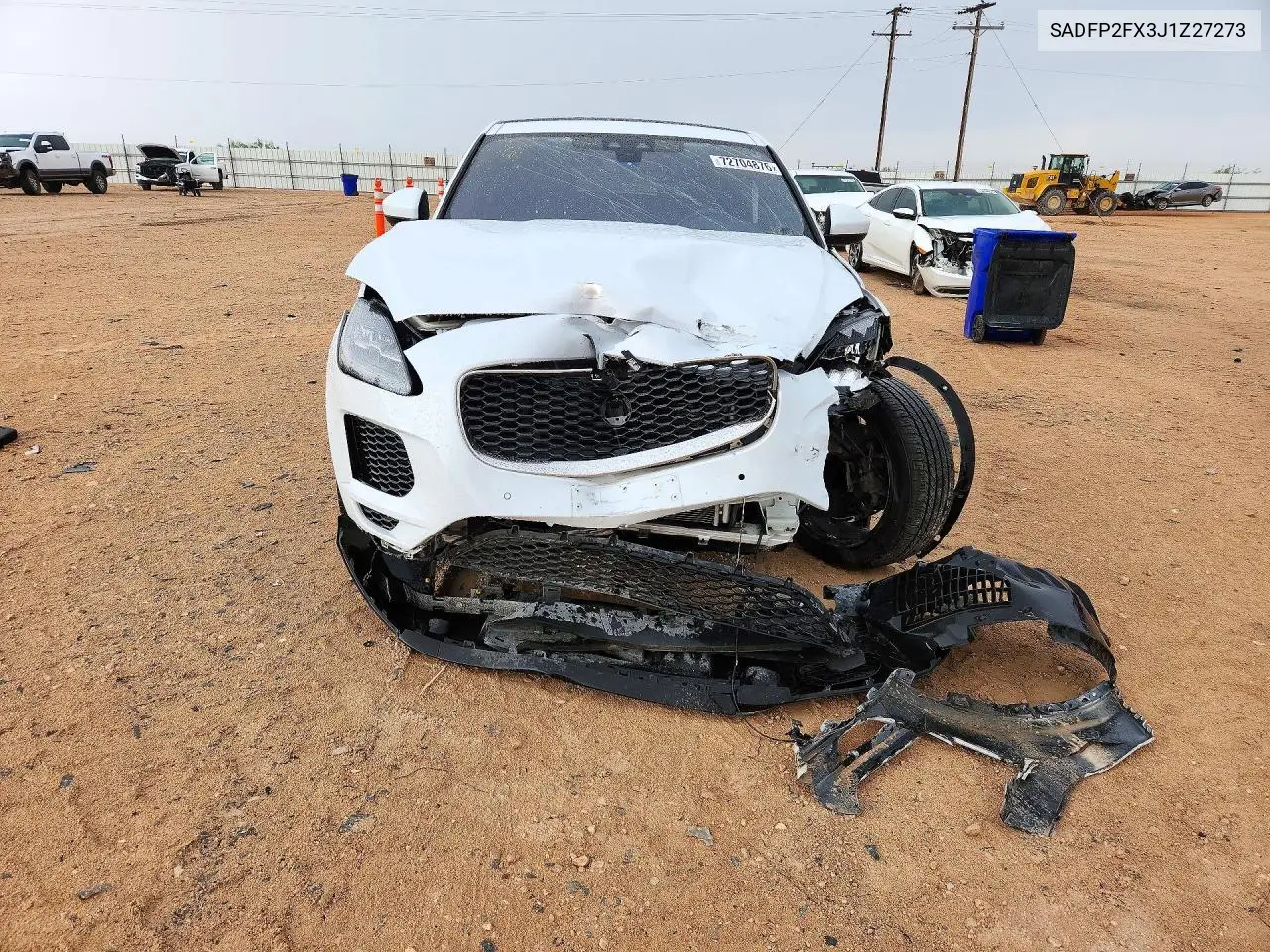 2018 JAGUAR E-PACE VIN SADFP2FX3J1Z27273 — фото 5