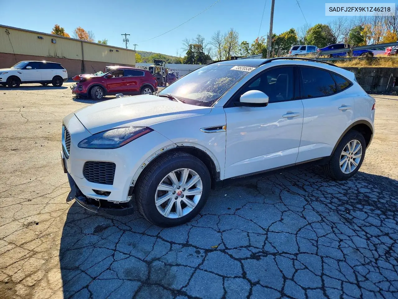 JAGUAR E-PACE 2019, VIN SADFJ2FX9K1Z46218