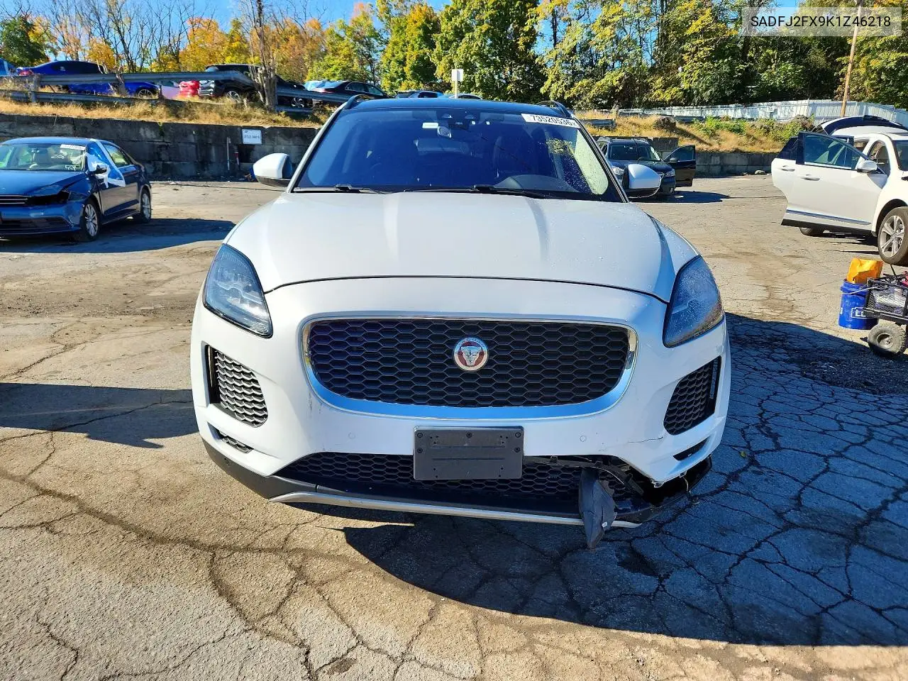 2019 JAGUAR E-PACE VIN SADFJ2FX9K1Z46218 — фото 5