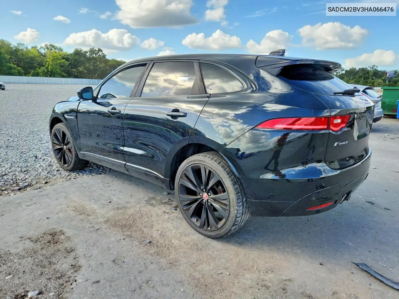 2017 JAGUAR F-PACE VIN SADCM2BV3HA066476 — фото 2