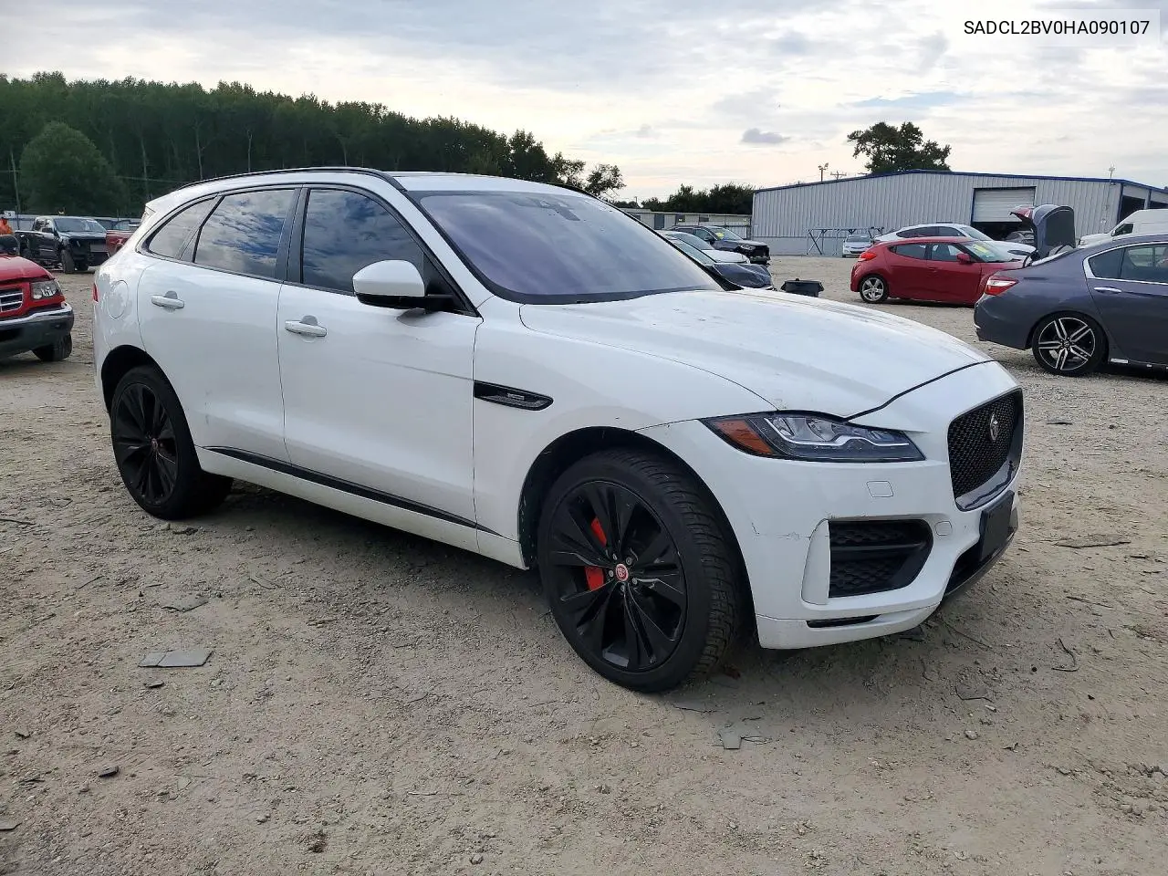 2017 JAGUAR F-PACE VIN SADCL2BV0HA090107 — фото 4