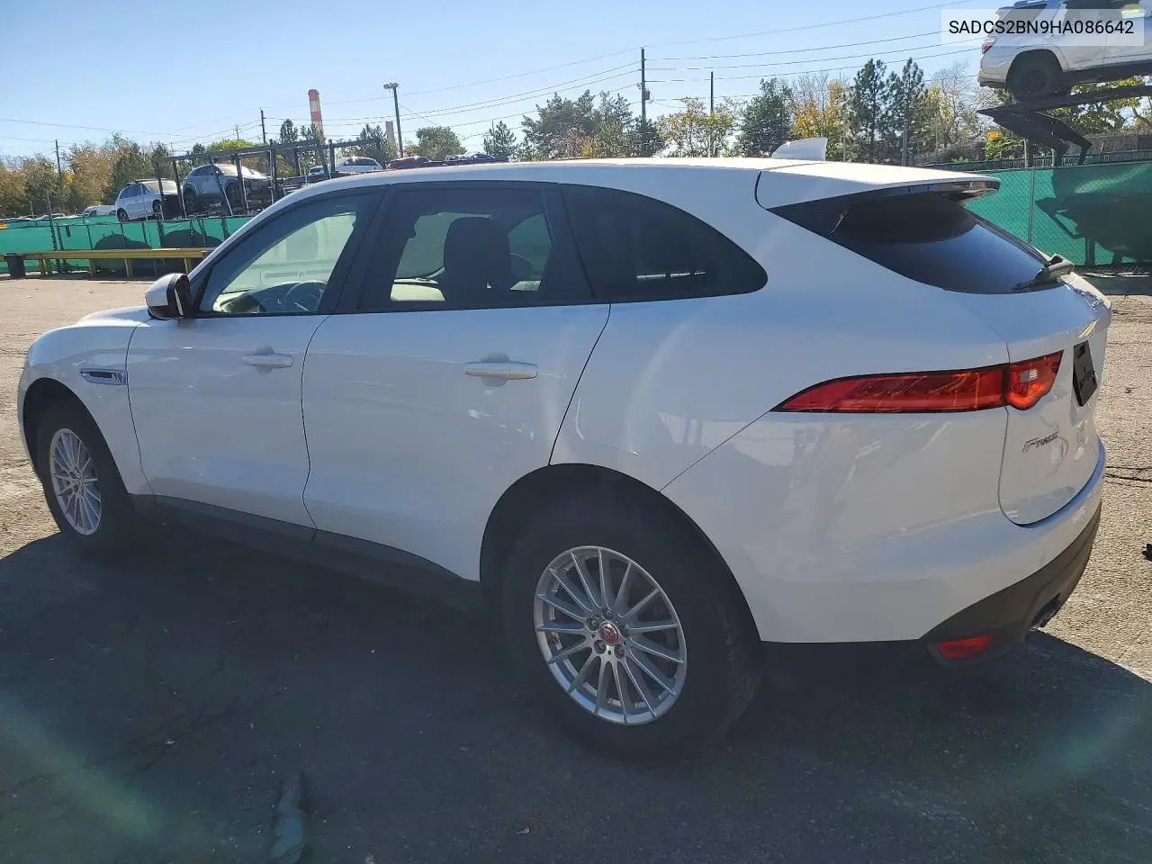 2017 JAGUAR F-PACE VIN SADCS2BN9HA086642 — фото 2