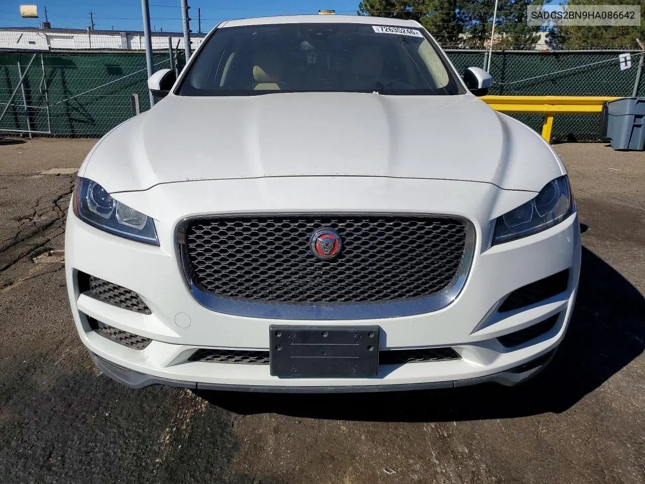 2017 JAGUAR F-PACE VIN SADCS2BN9HA086642 — фото 5