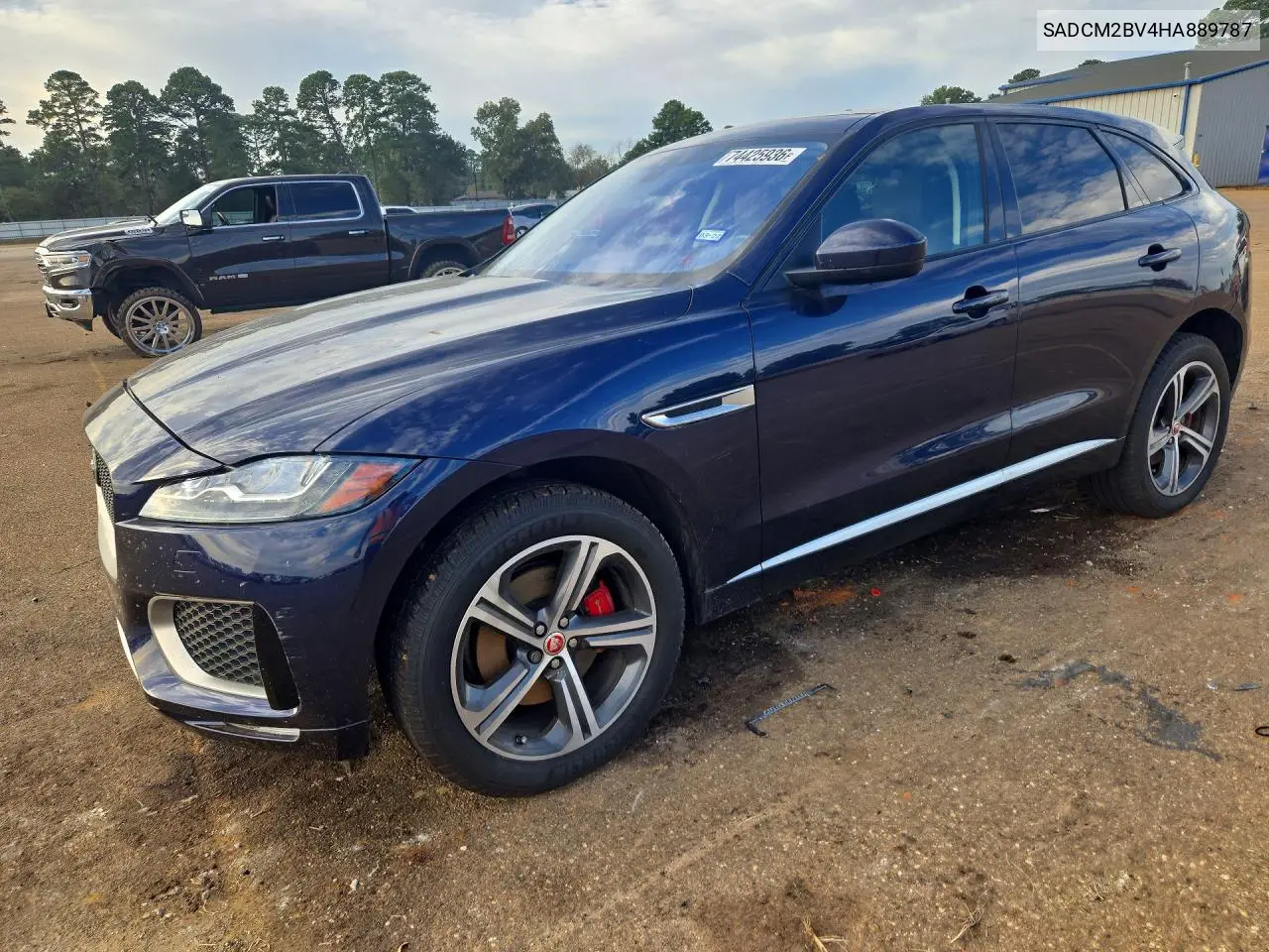 JAGUAR F-PACE 2017, VIN SADCM2BV4HA889787
