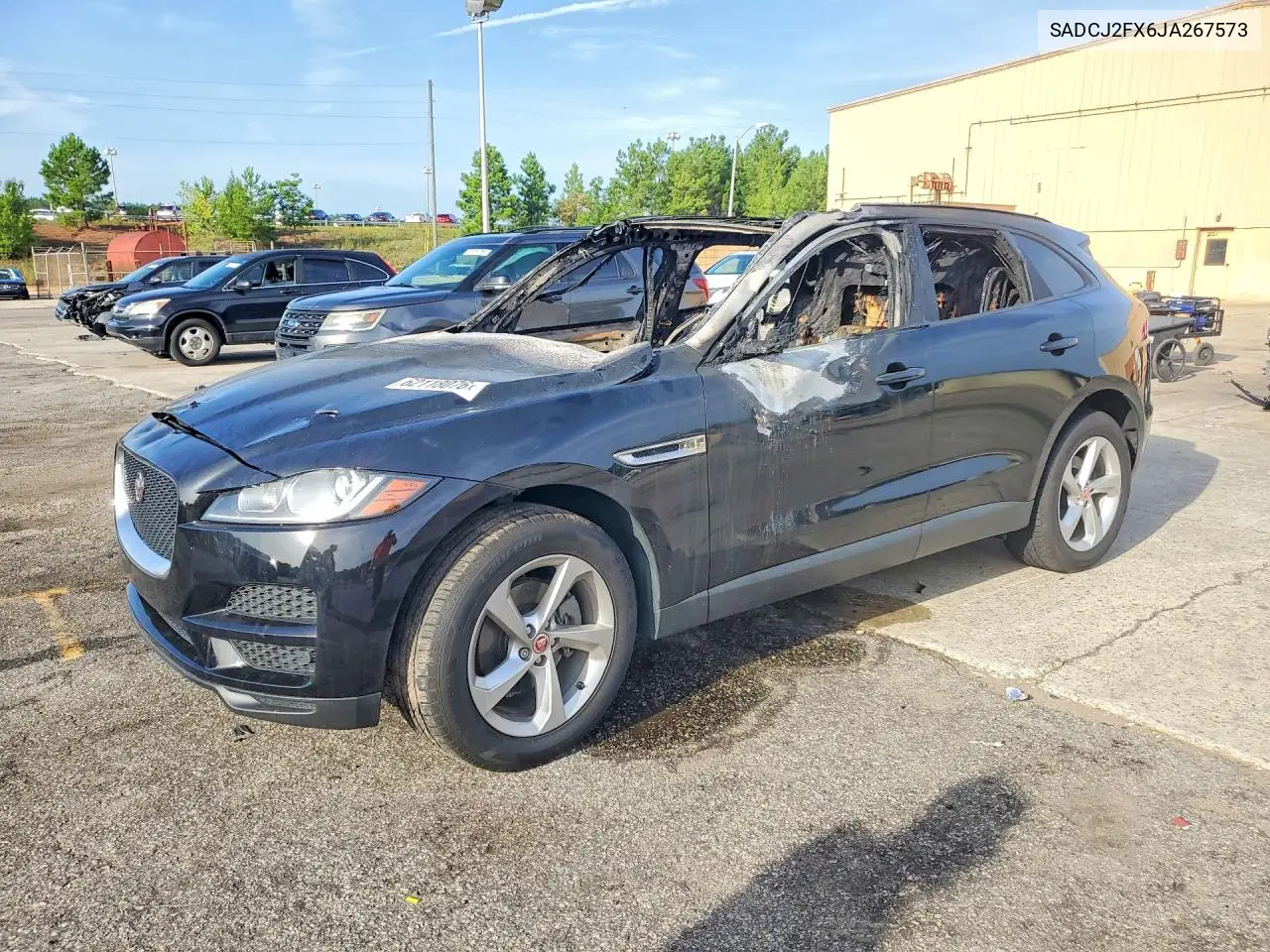 JAGUAR F-PACE 2018, VIN SADCJ2FX6JA267573