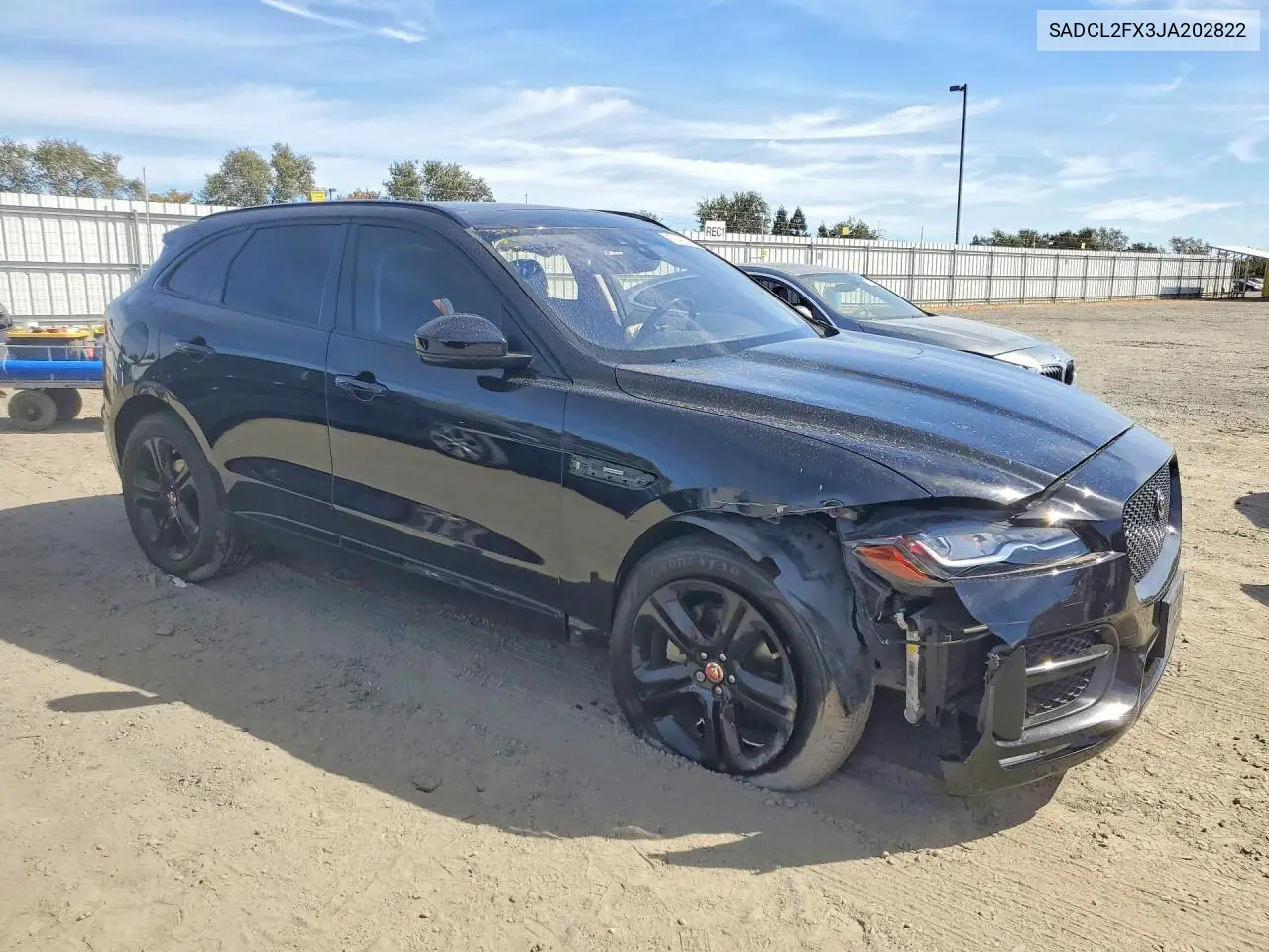 2018 JAGUAR F-PACE VIN SADCL2FX3JA202822 — фото 4