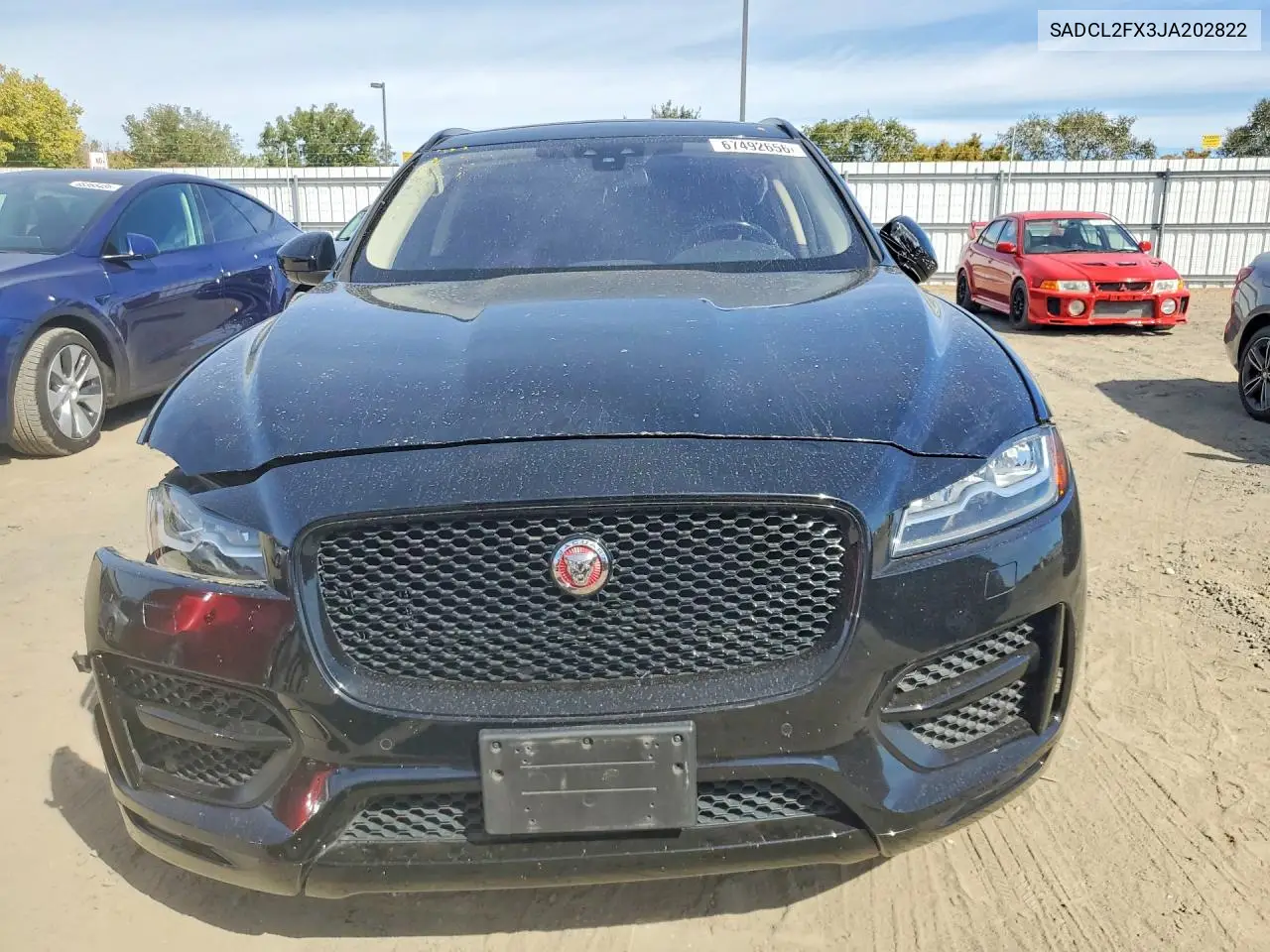 2018 JAGUAR F-PACE VIN SADCL2FX3JA202822 — фото 5