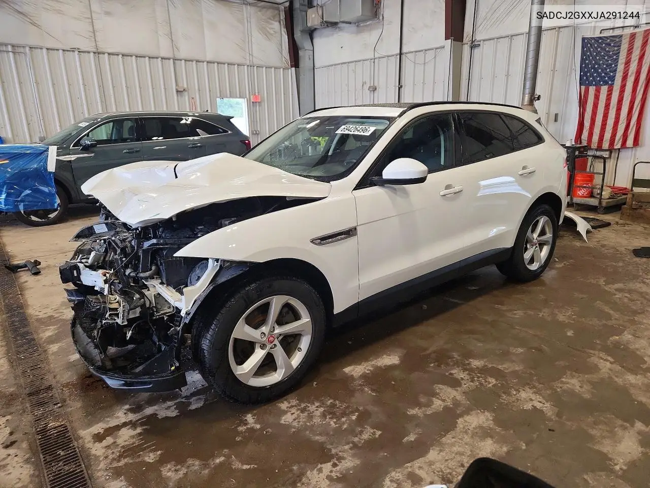 JAGUAR F-PACE 2018, VIN SADCJ2GXXJA291244