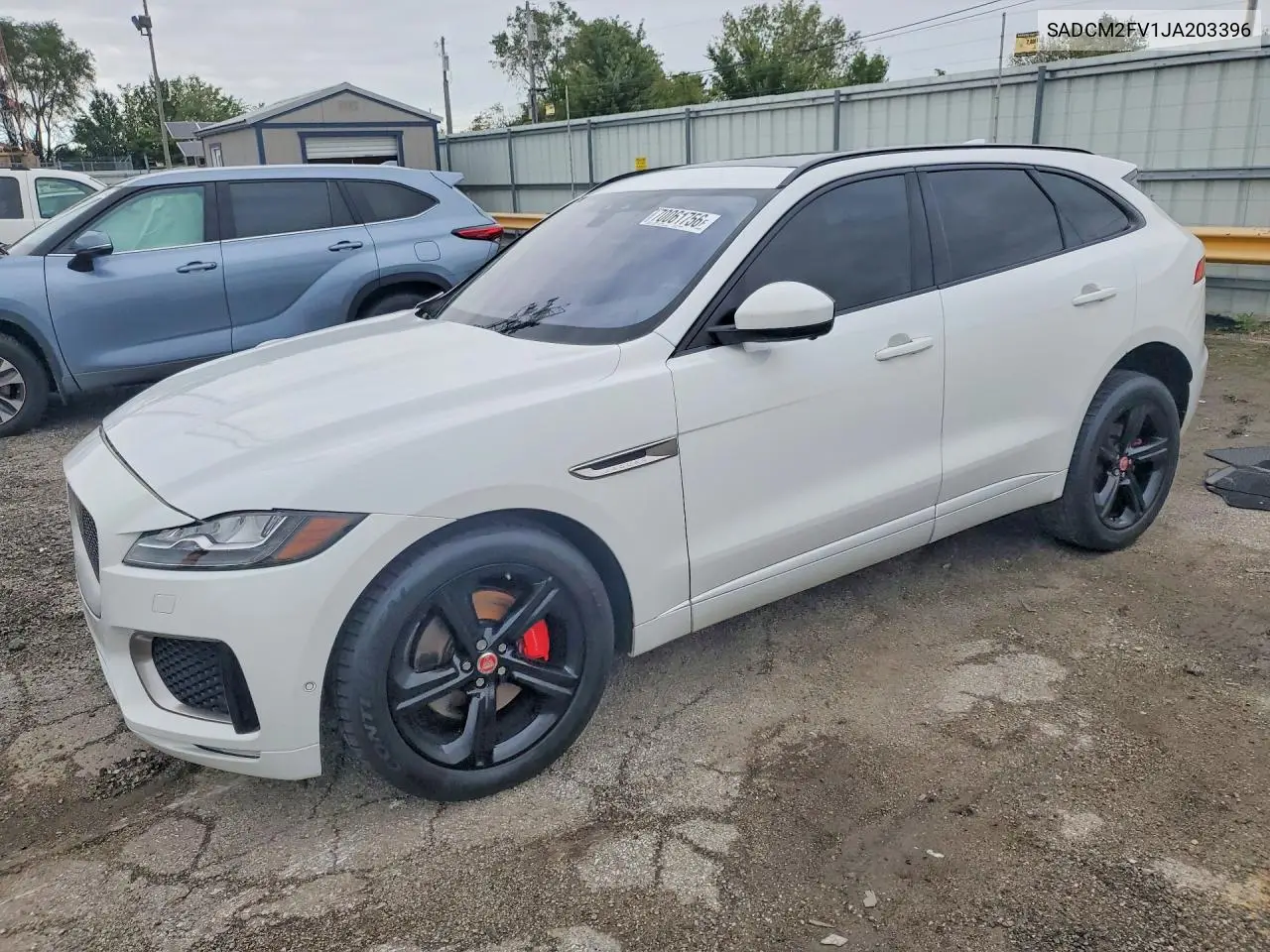 JAGUAR F-PACE 2018, VIN SADCM2FV1JA203396