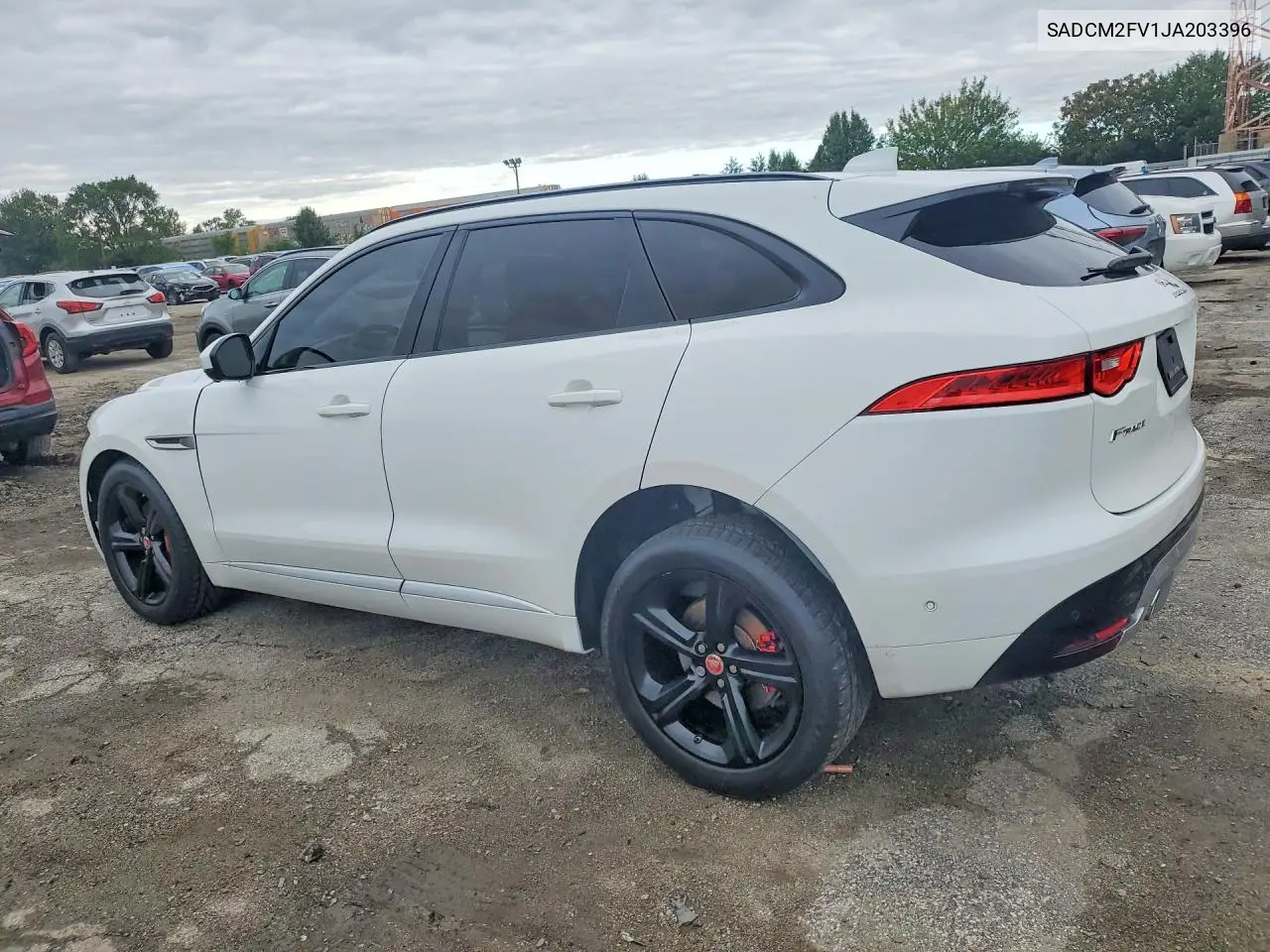 2018 JAGUAR F-PACE VIN SADCM2FV1JA203396 — фото 2