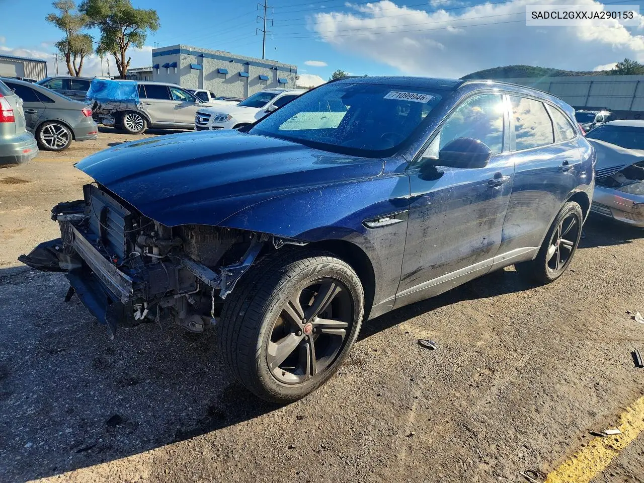JAGUAR F-PACE 2018, VIN SADCL2GXXJA290153