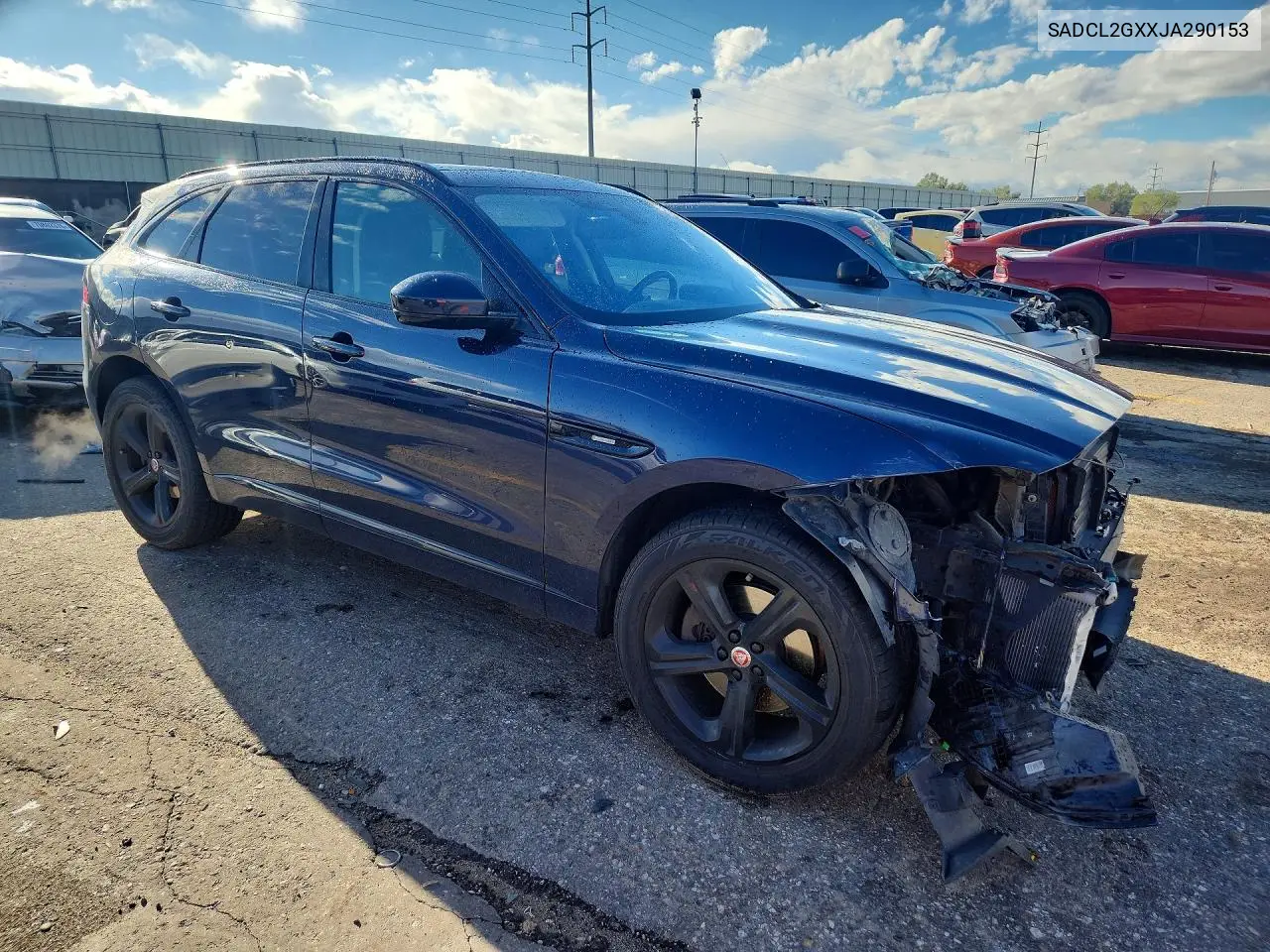 2018 JAGUAR F-PACE VIN SADCL2GXXJA290153 — фото 4