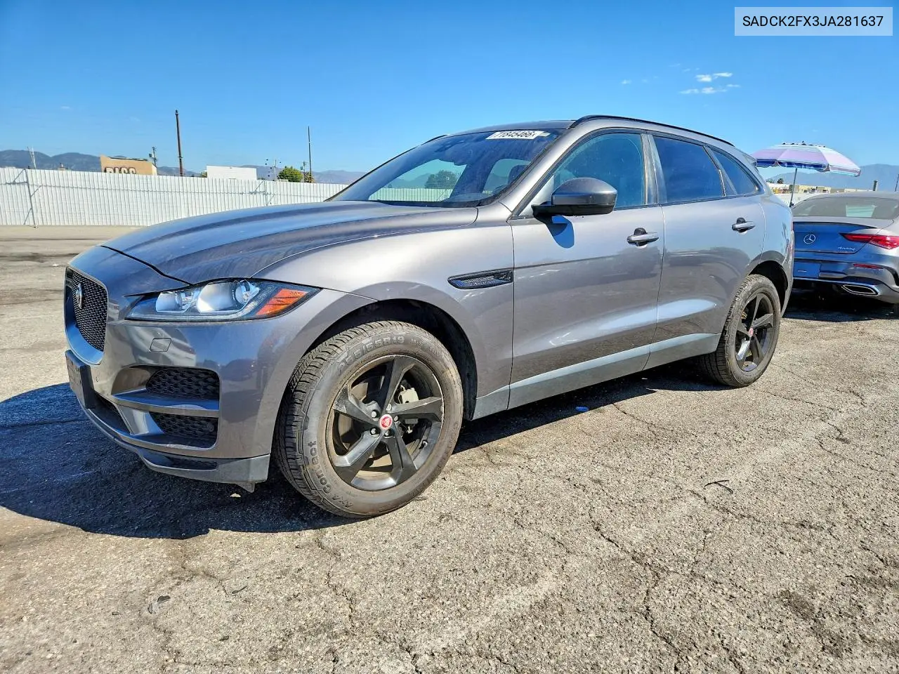 2018 JAGUAR F-PACE VIN SADCK2FX3JA281637 — фото 5