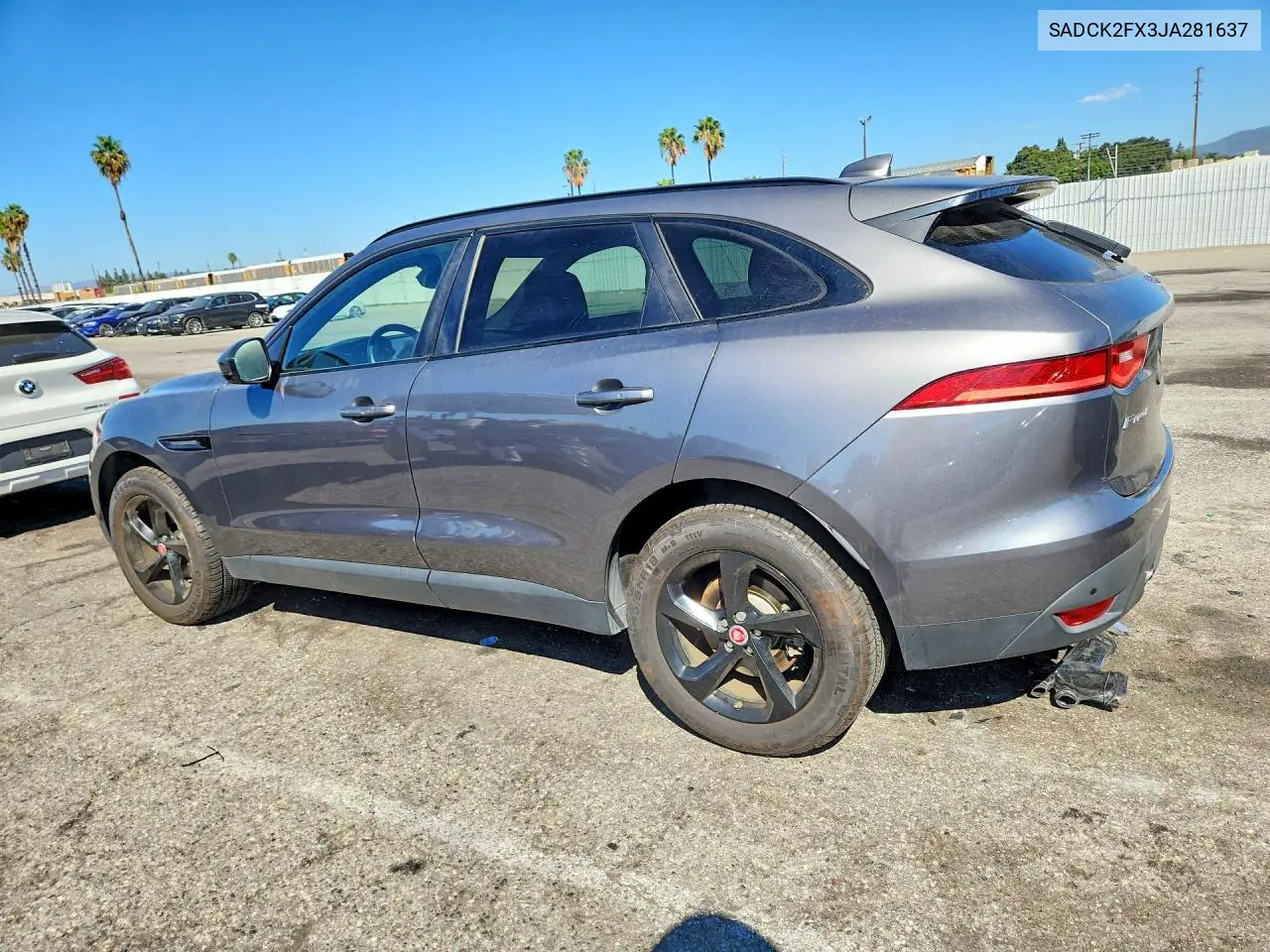 JAGUAR F-PACE 2018, VIN SADCK2FX3JA281637