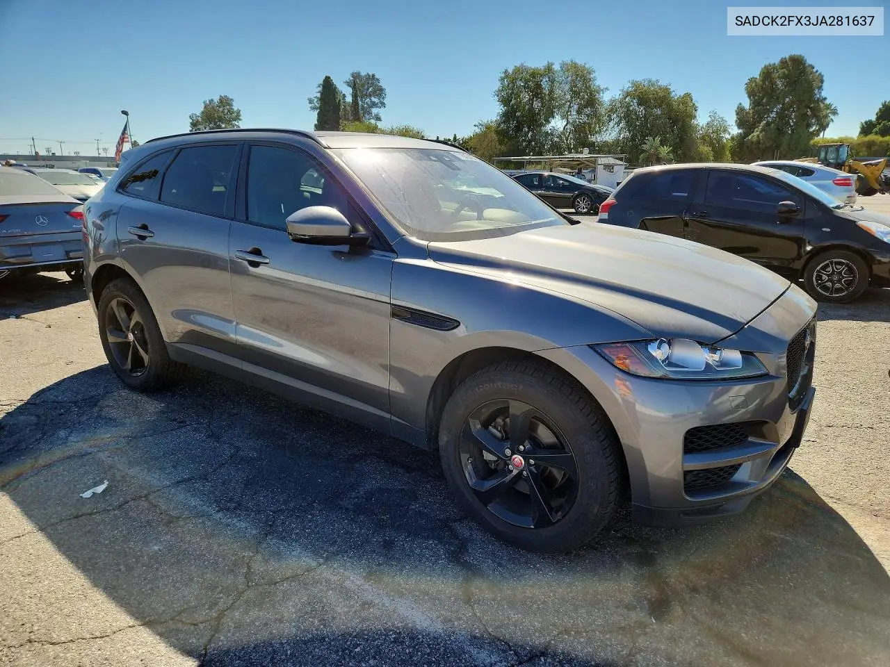 2018 JAGUAR F-PACE VIN SADCK2FX3JA281637 — фото 3