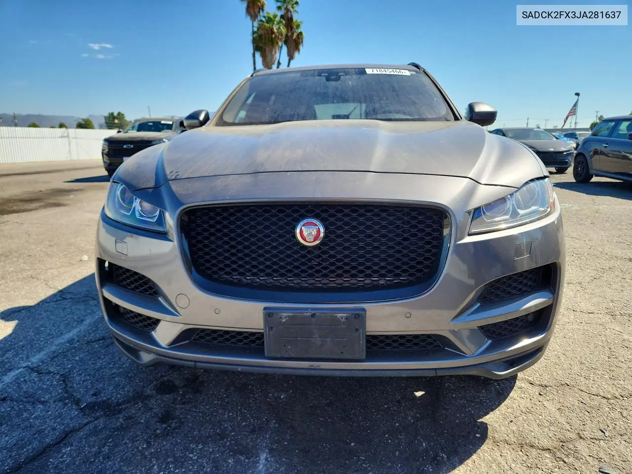 2018 JAGUAR F-PACE VIN SADCK2FX3JA281637 — фото 4
