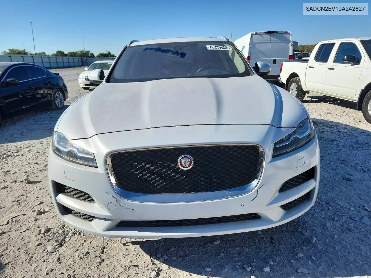 JAGUAR F-PACE 2018, VIN SADCN2EV1JA242827