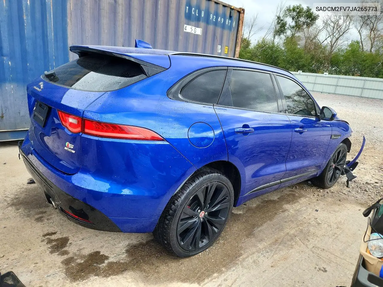 2018 JAGUAR F-PACE VIN SADCM2FV7JA265773 — фото 3