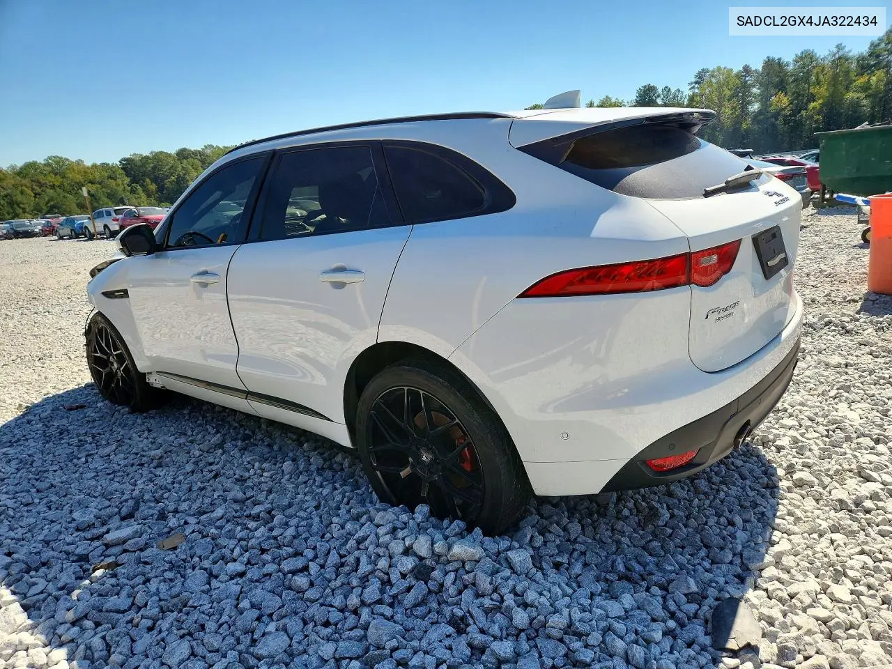 2018 JAGUAR F-PACE VIN SADCL2GX4JA322434 — фото 2
