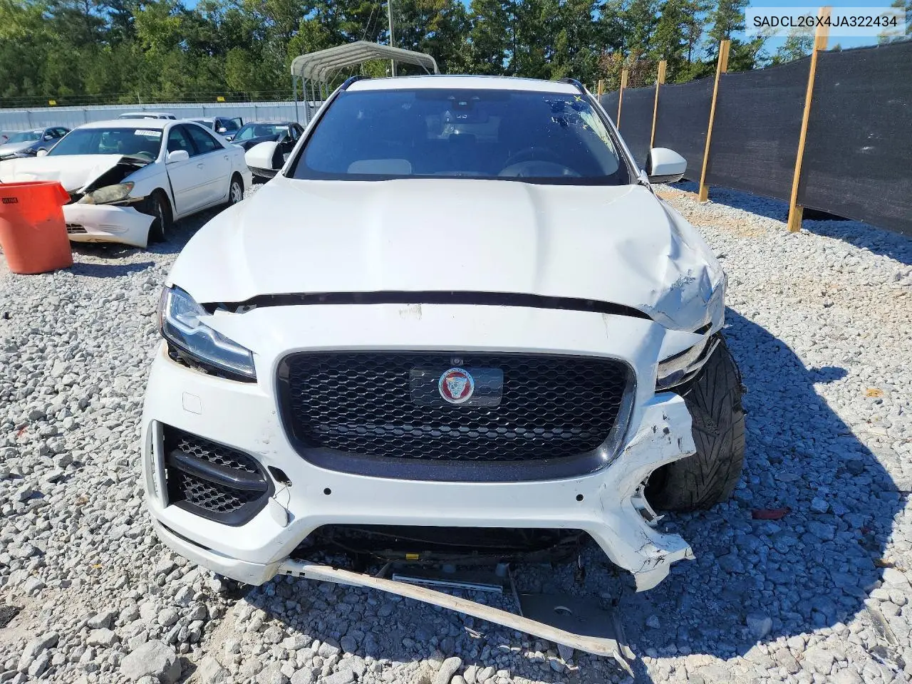2018 JAGUAR F-PACE VIN SADCL2GX4JA322434 — фото 5