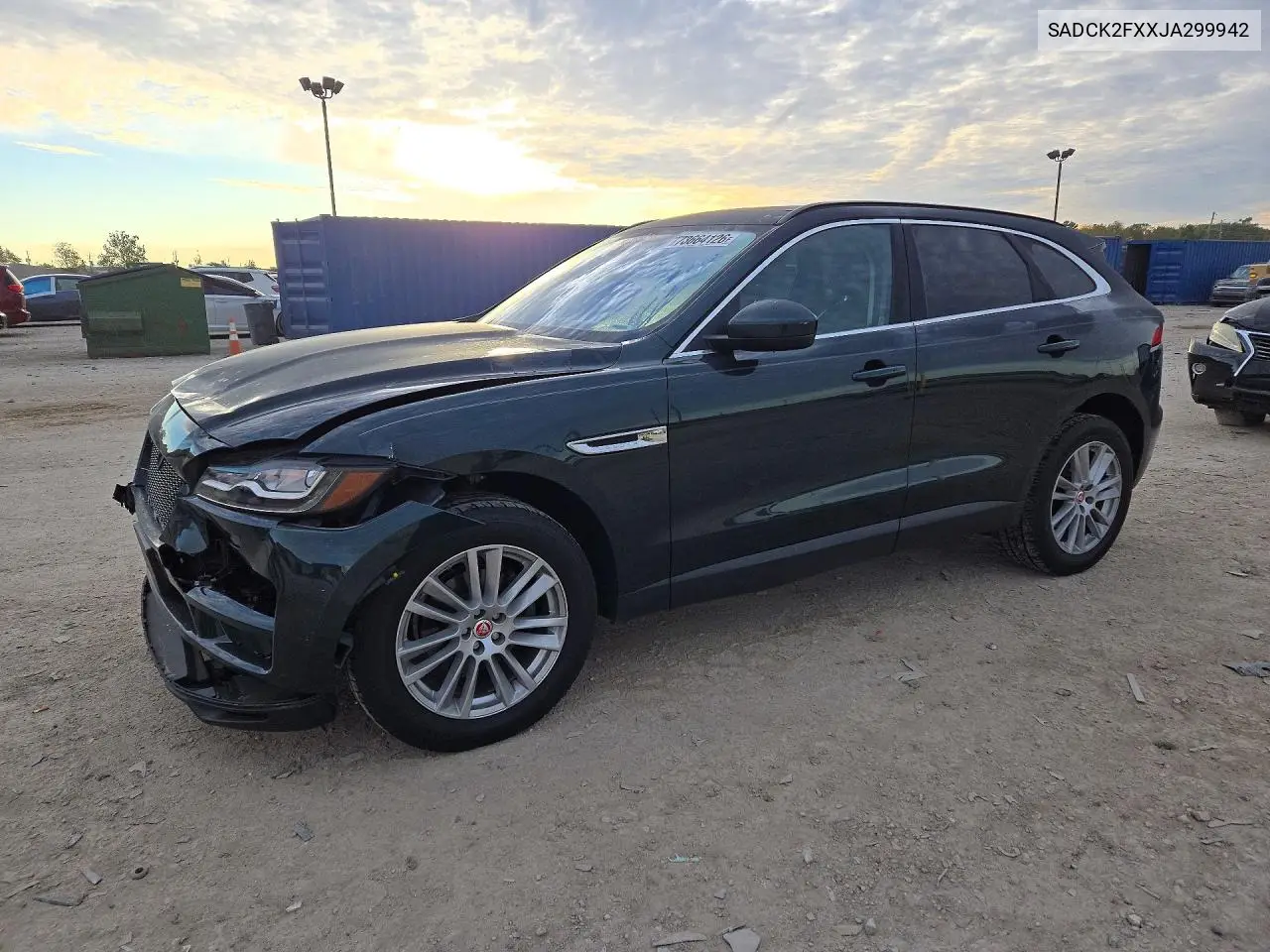 JAGUAR F-PACE 2018, VIN SADCK2FXXJA299942