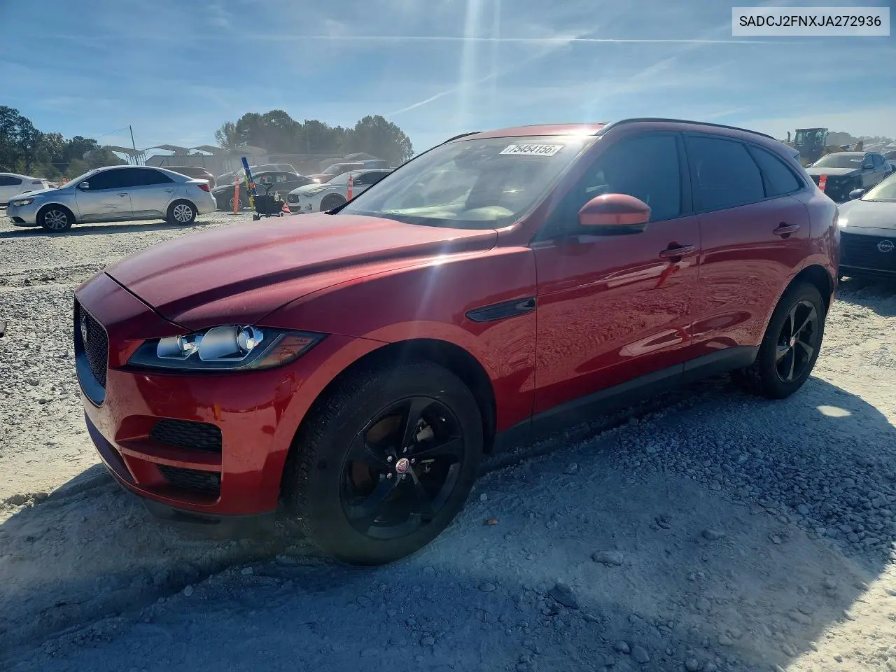 JAGUAR F-PACE 2018, VIN SADCJ2FNXJA272936