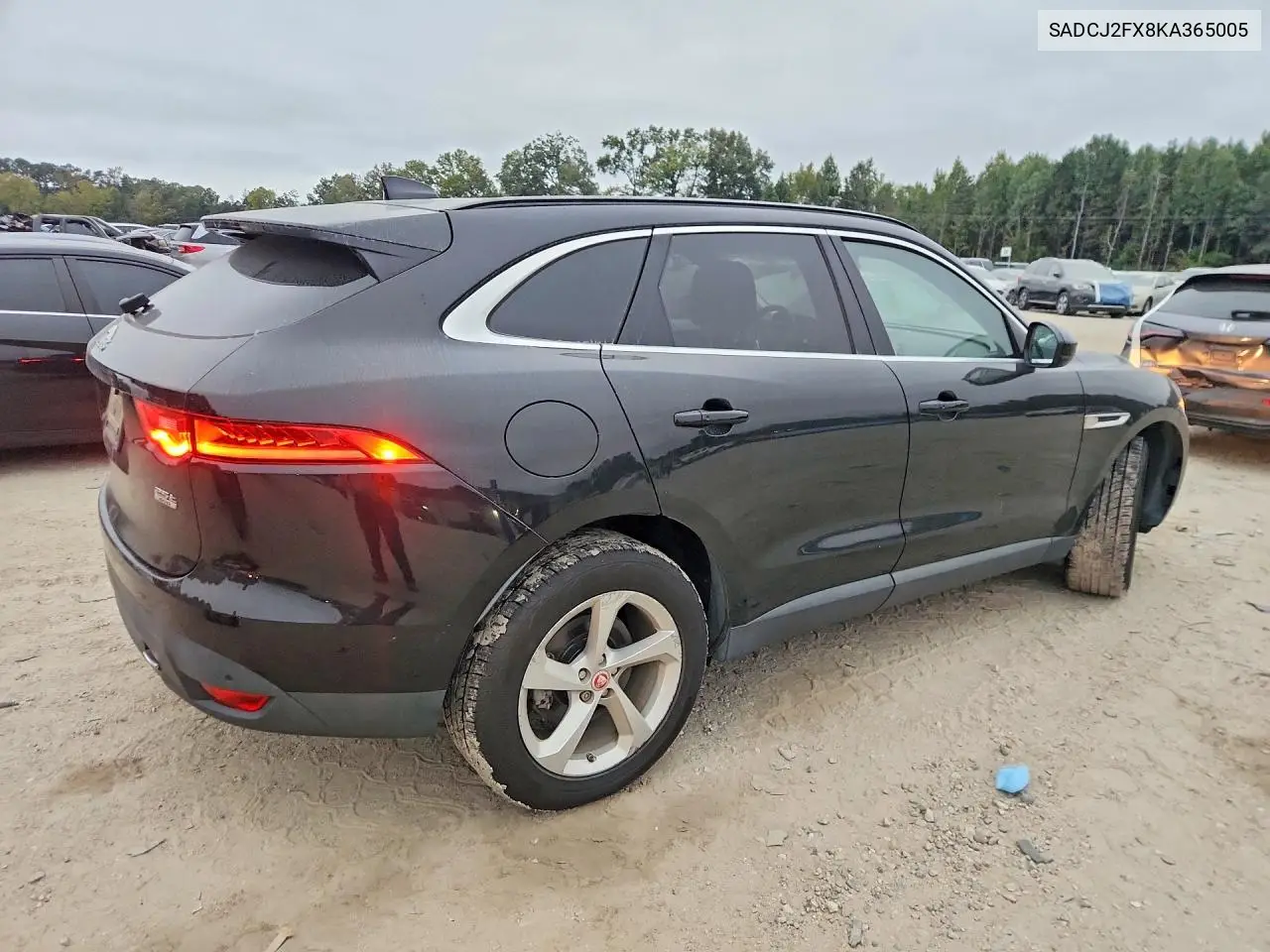 2019 JAGUAR F-PACE VIN SADCJ2FX8KA365005 — фото 3