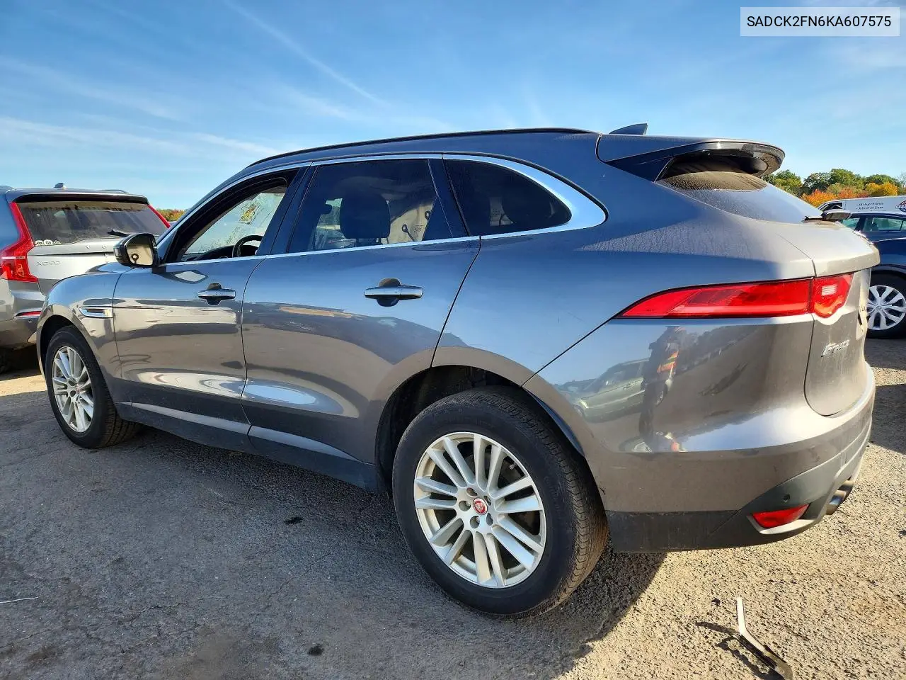 2019 JAGUAR F-PACE VIN SADCK2FN6KA607575 — фото 2
