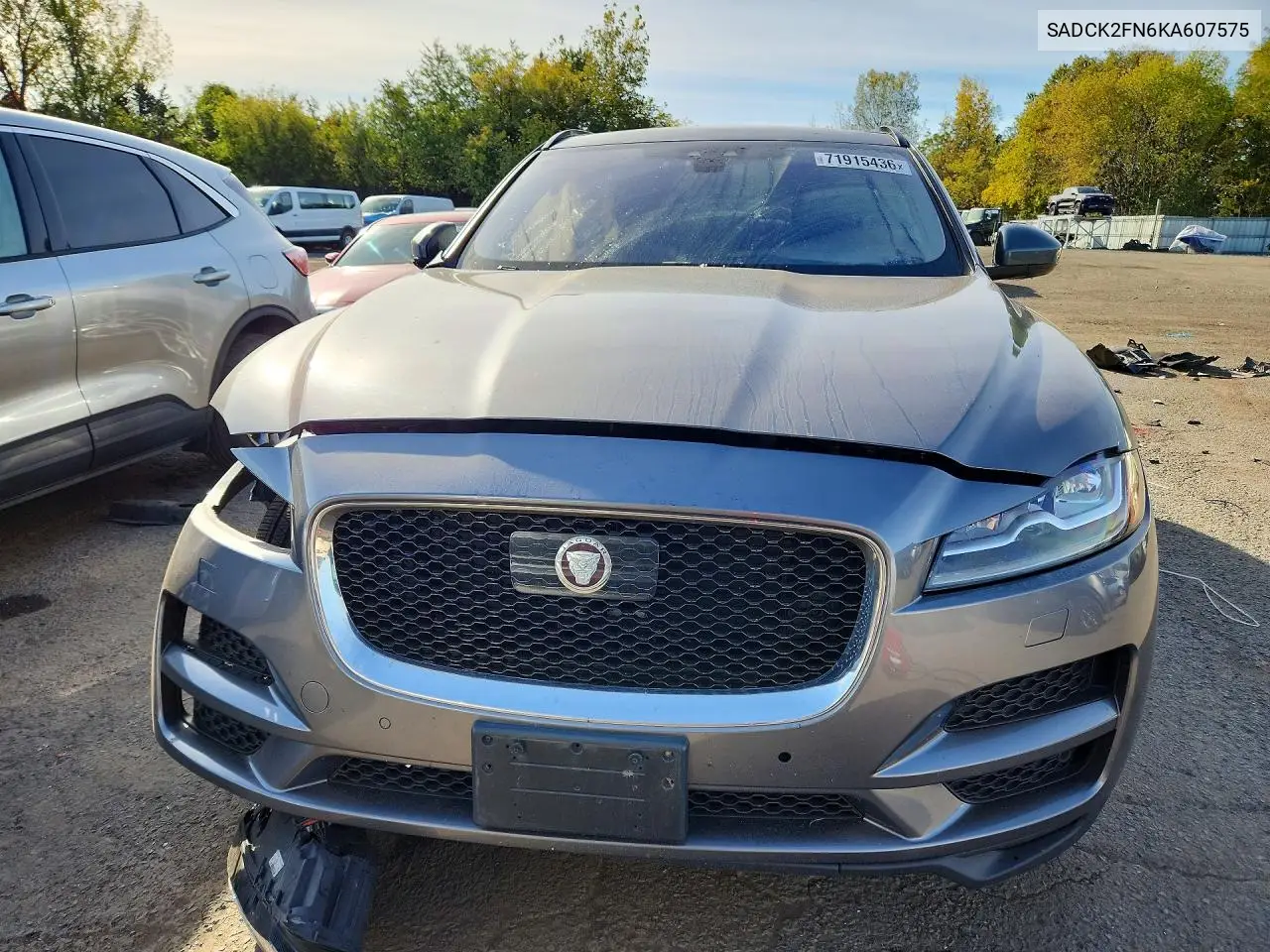 2019 JAGUAR F-PACE VIN SADCK2FN6KA607575 — фото 5