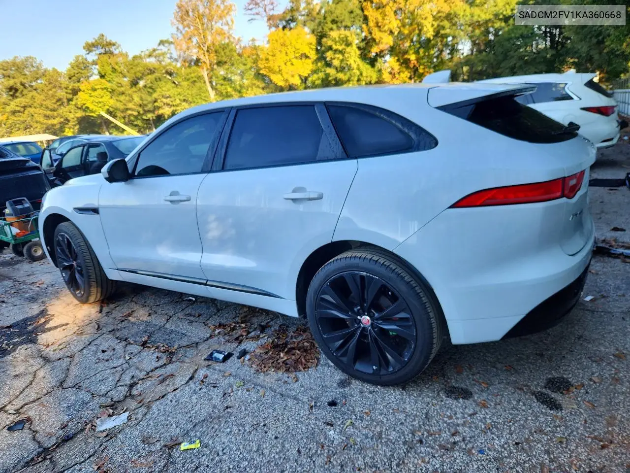 2019 JAGUAR F-PACE VIN SADCM2FV1KA360668 — фото 2