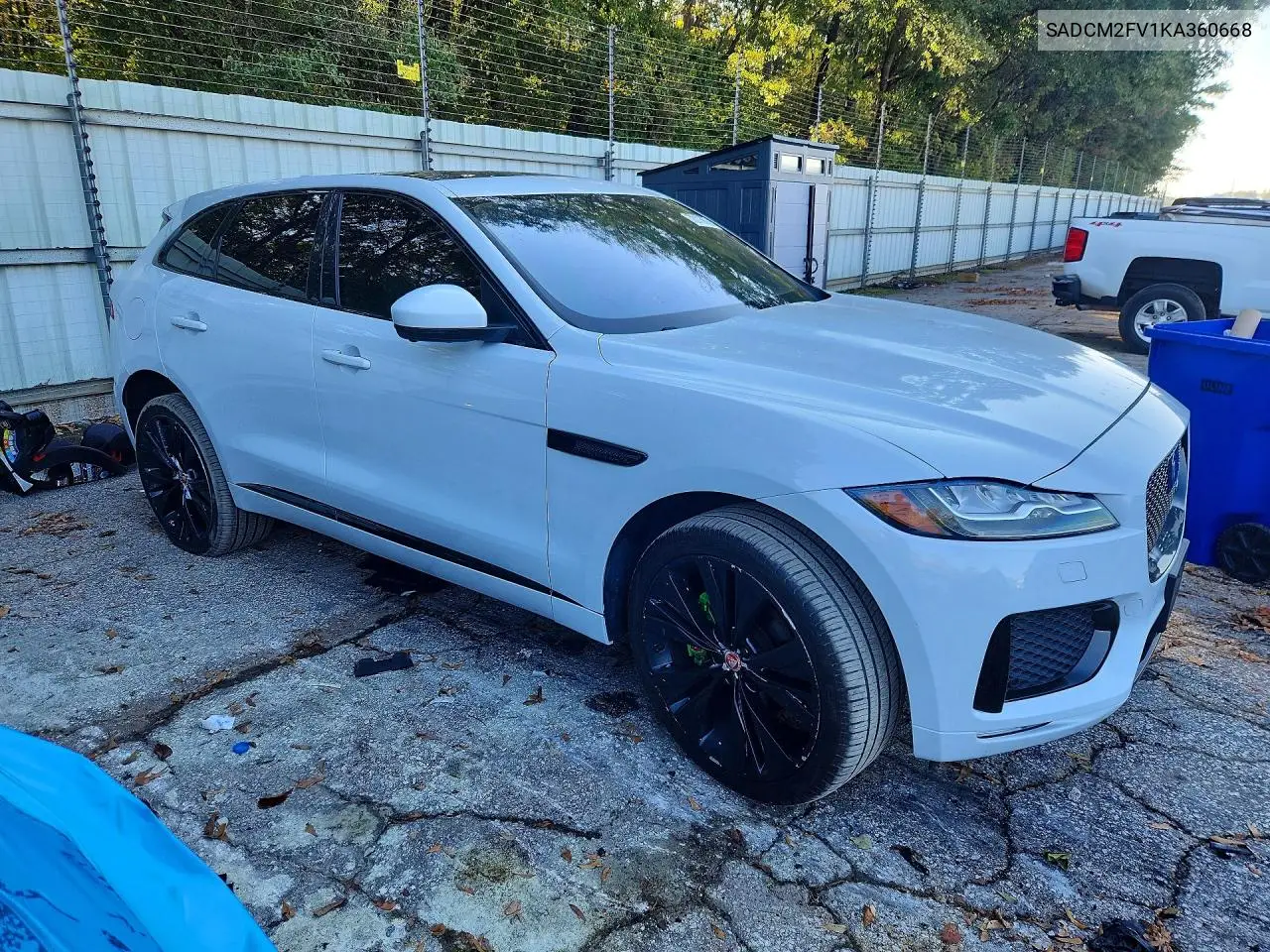 2019 JAGUAR F-PACE VIN SADCM2FV1KA360668 — фото 4