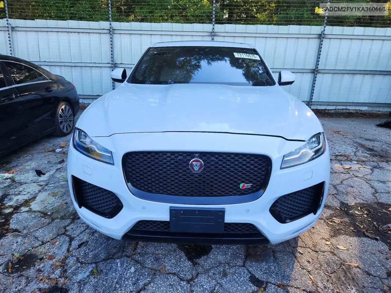 2019 JAGUAR F-PACE VIN SADCM2FV1KA360668 — фото 5