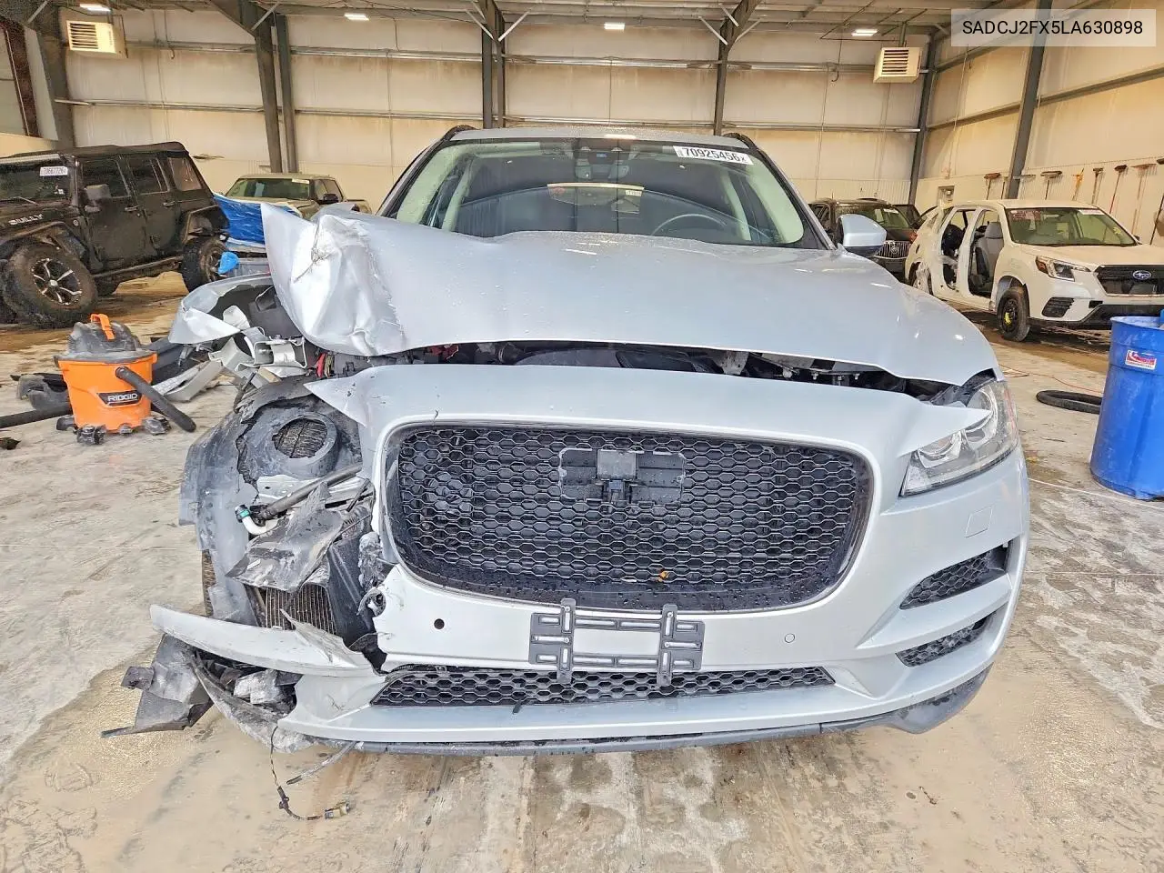 2020 JAGUAR F-PACE VIN SADCJ2FX5LA630898 — фото 5