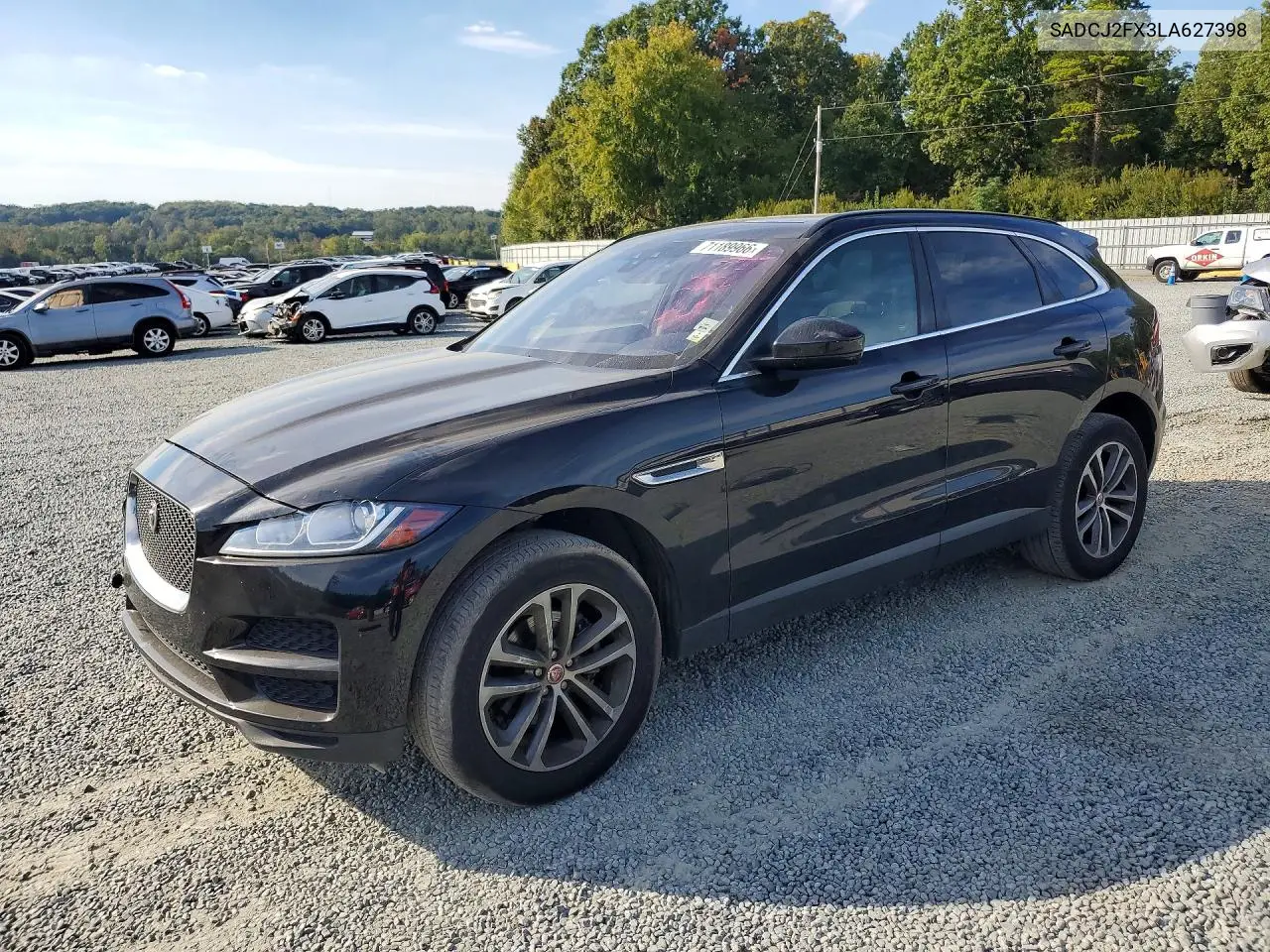 JAGUAR F-PACE 2020, VIN SADCJ2FX3LA627398