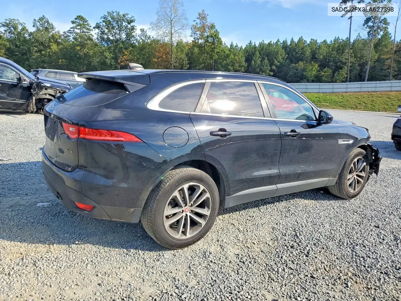 2020 JAGUAR F-PACE VIN SADCJ2FX3LA627398 — фото 3
