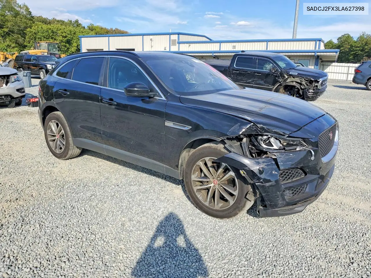 2020 JAGUAR F-PACE VIN SADCJ2FX3LA627398 — фото 4