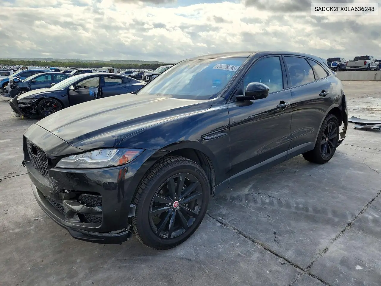 JAGUAR F-PACE 2020, VIN SADCK2FX0LA636248
