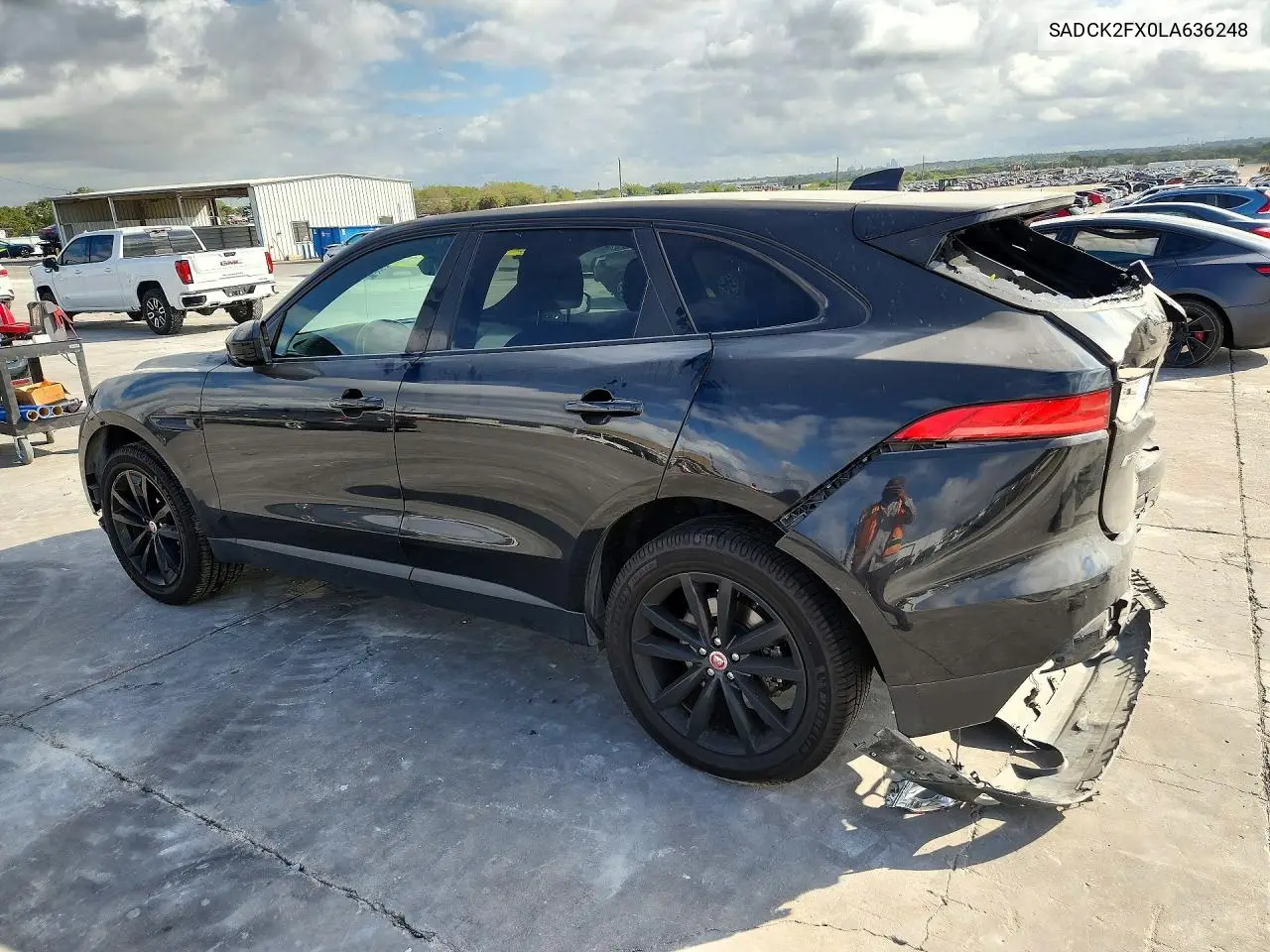 2020 JAGUAR F-PACE VIN SADCK2FX0LA636248 — фото 2
