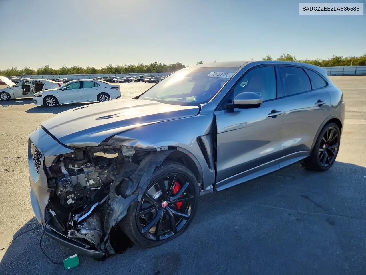 JAGUAR F-PACE 2020, VIN SADCZ2EE2LA636585