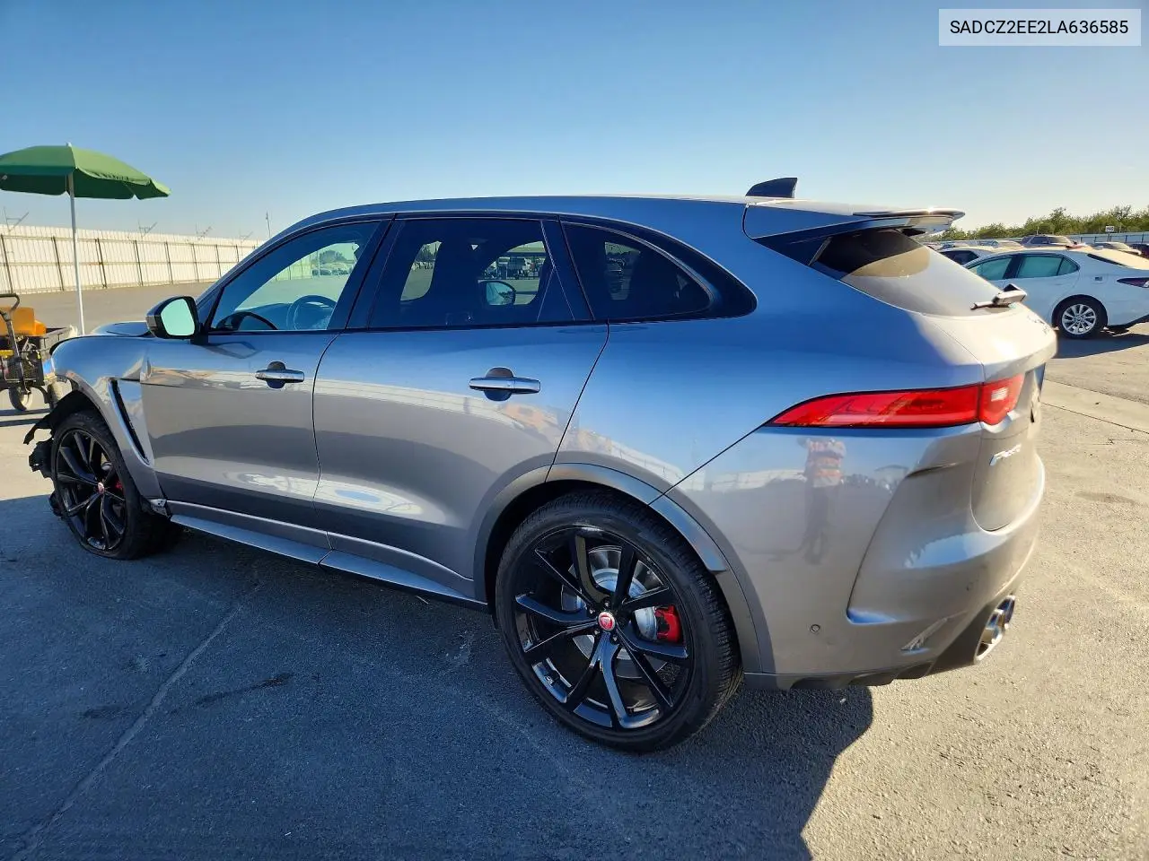 2020 JAGUAR F-PACE VIN SADCZ2EE2LA636585 — фото 2